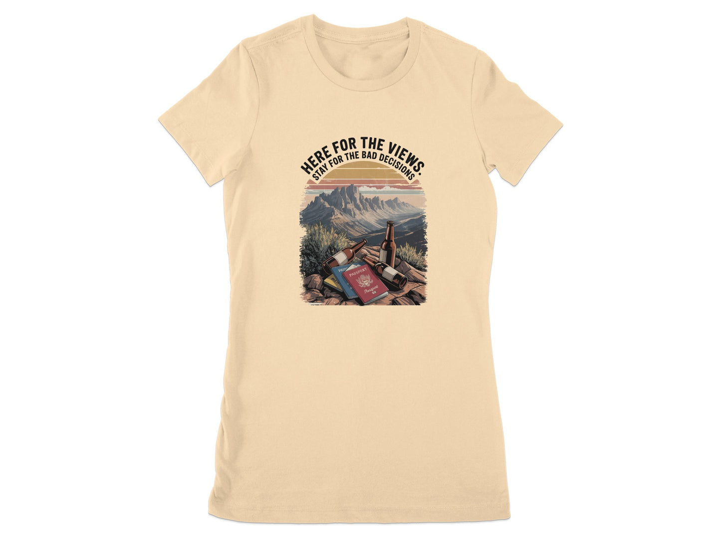 Here for the Views Escape from Bad Decisions T-shirt product type