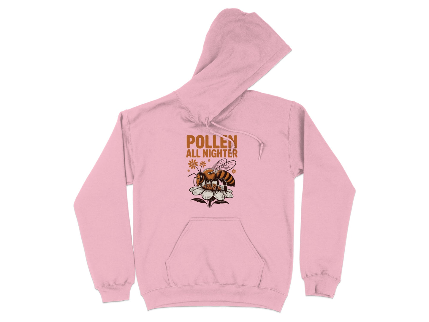 Pollen All Nighter Cute Bee Graphic Hoodie product