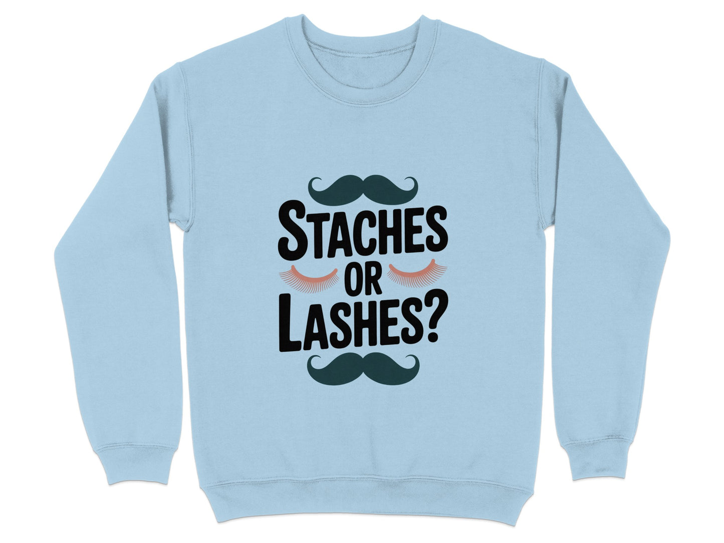 Staches or Lashes Question Mustache Eyelash product type