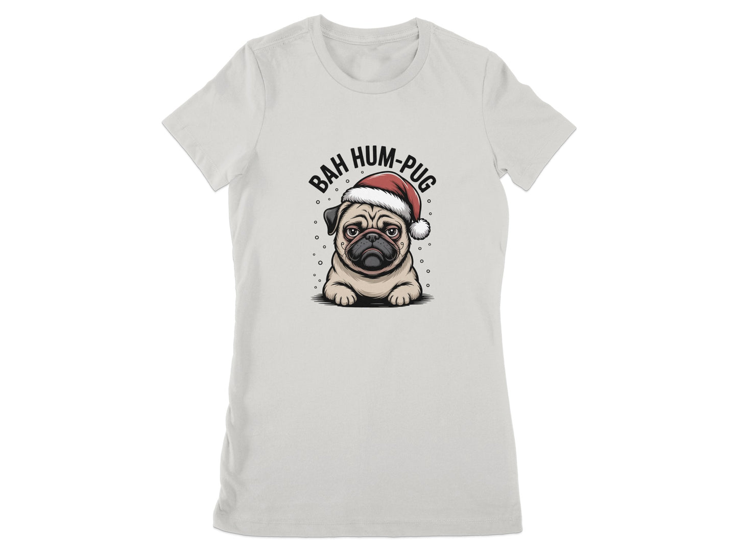 Bah Hum-Pug Santa Hat Christmas Pug T-shirt product