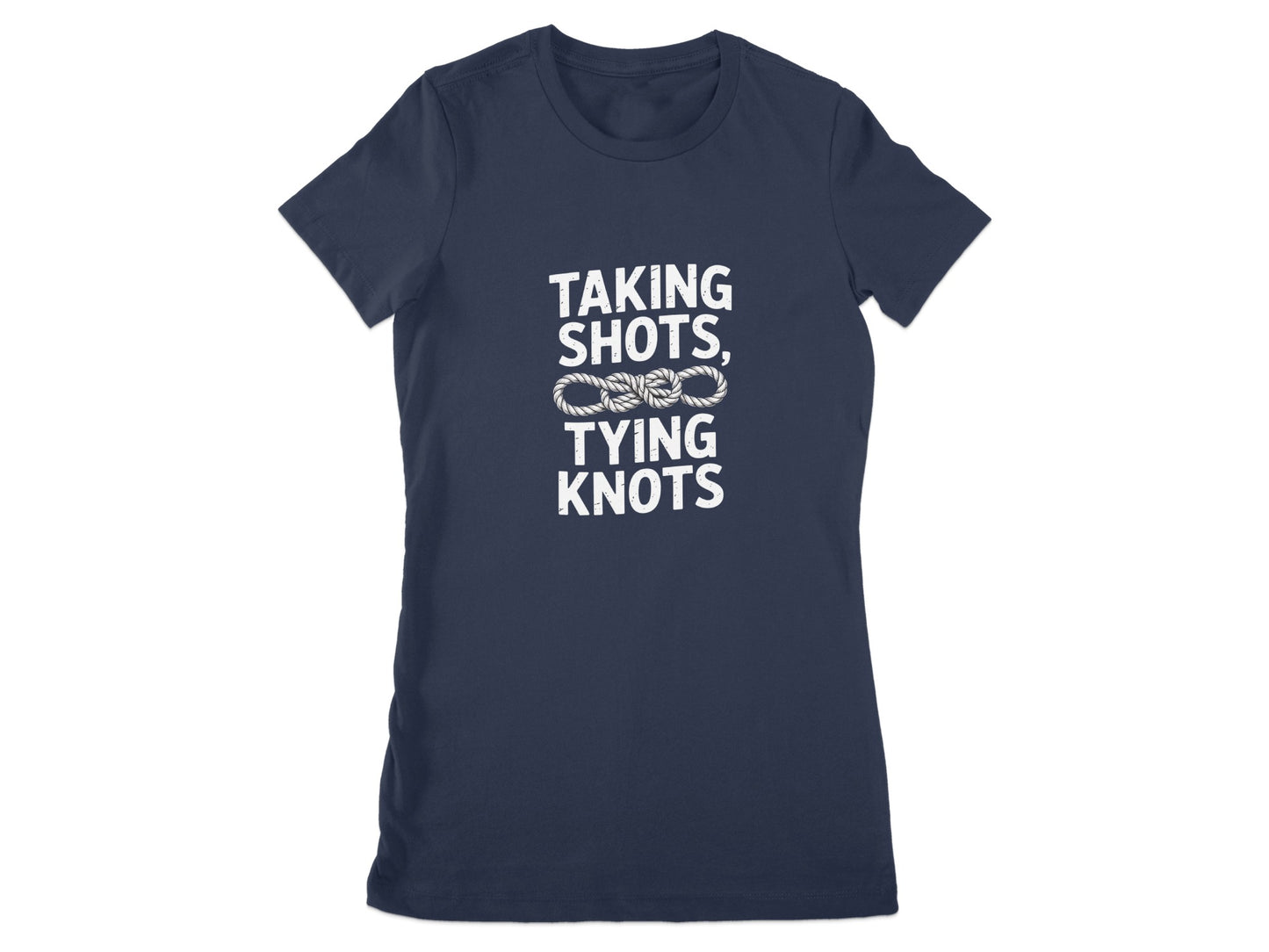 Taking Shots Tying Knots Graphic T-Shirt product type