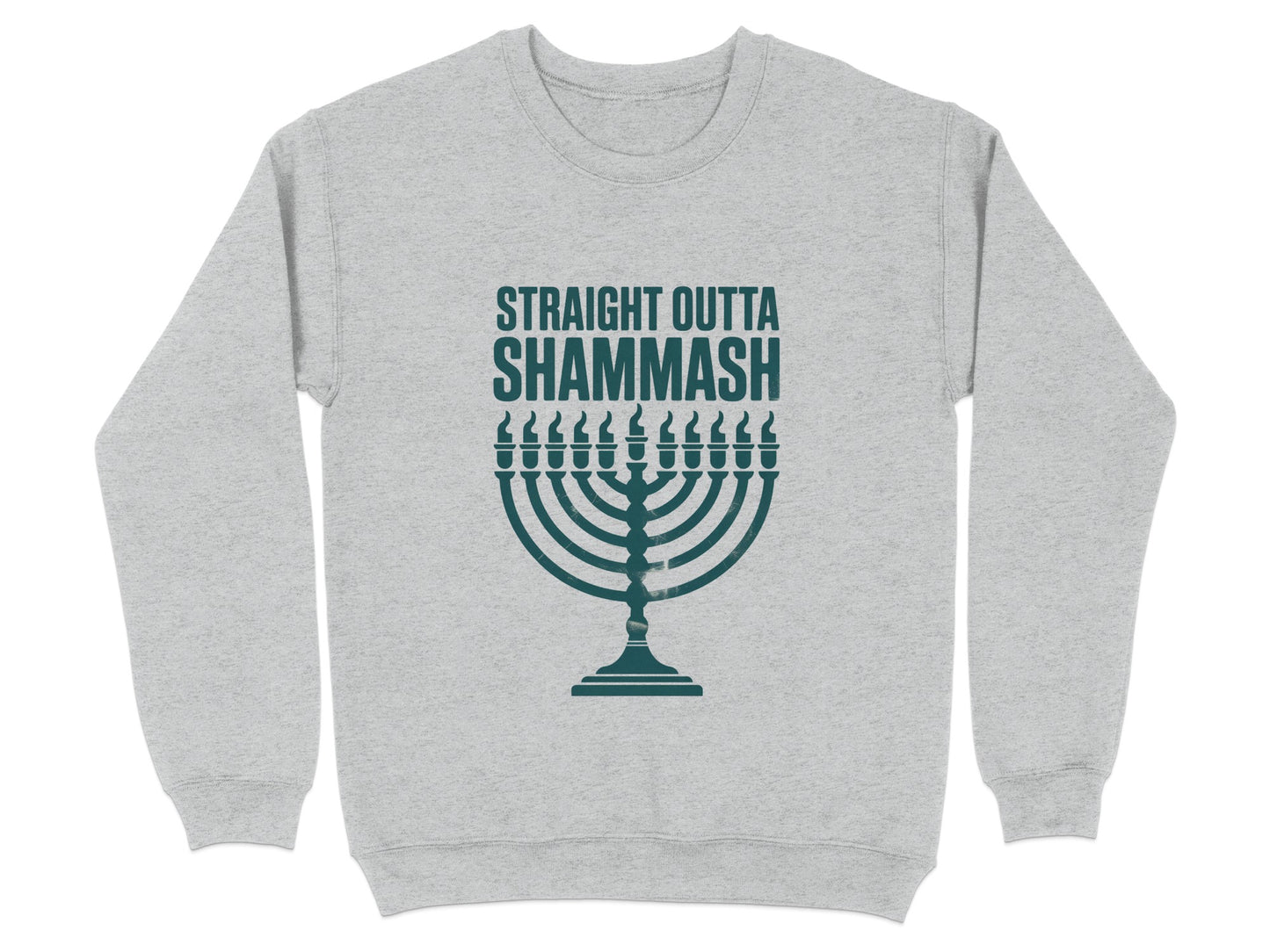 Straight Outta Shammash Menorah Sweatshirt product type