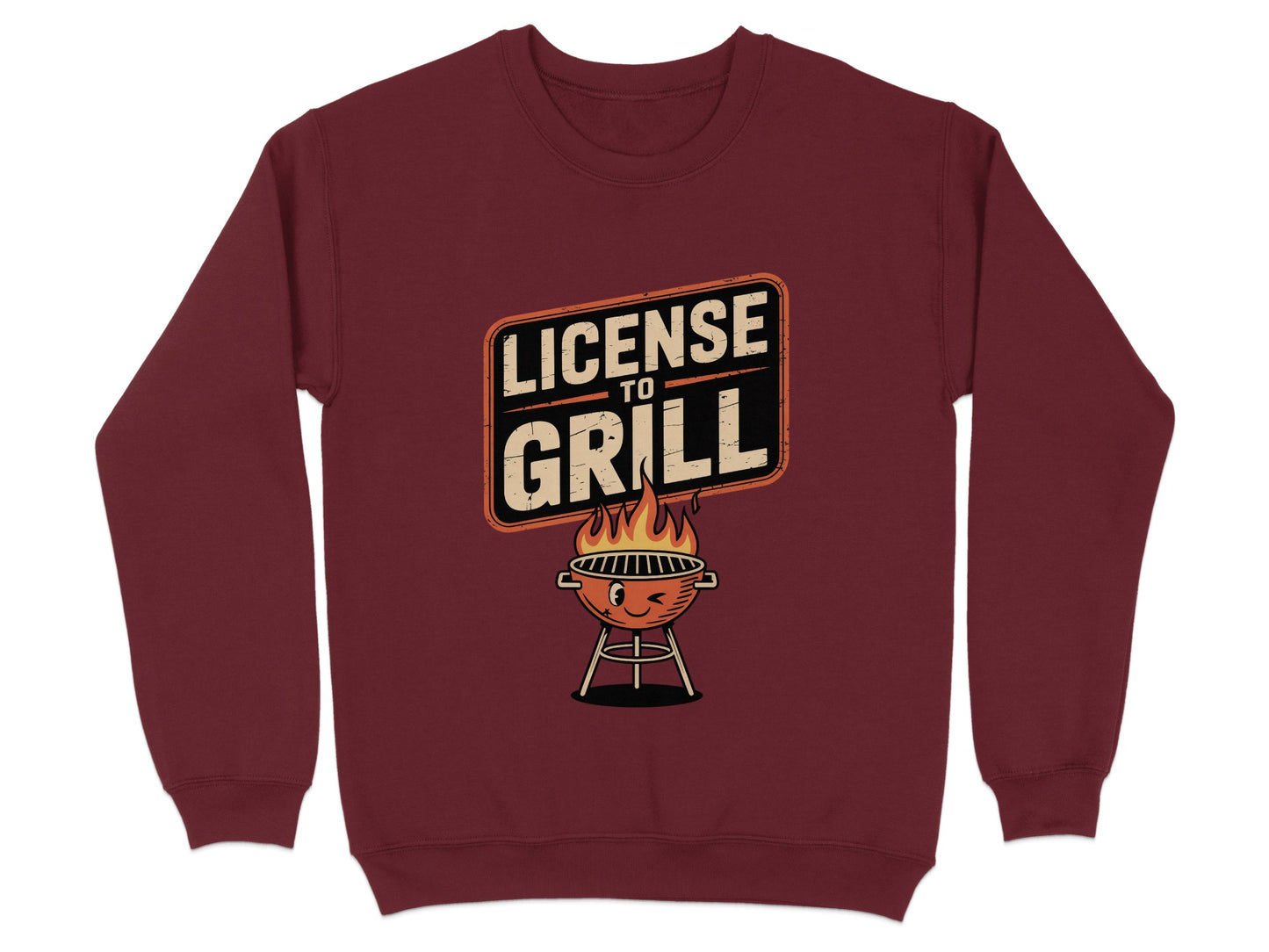 License to Grill Funny Barbecue Sweatshirt product