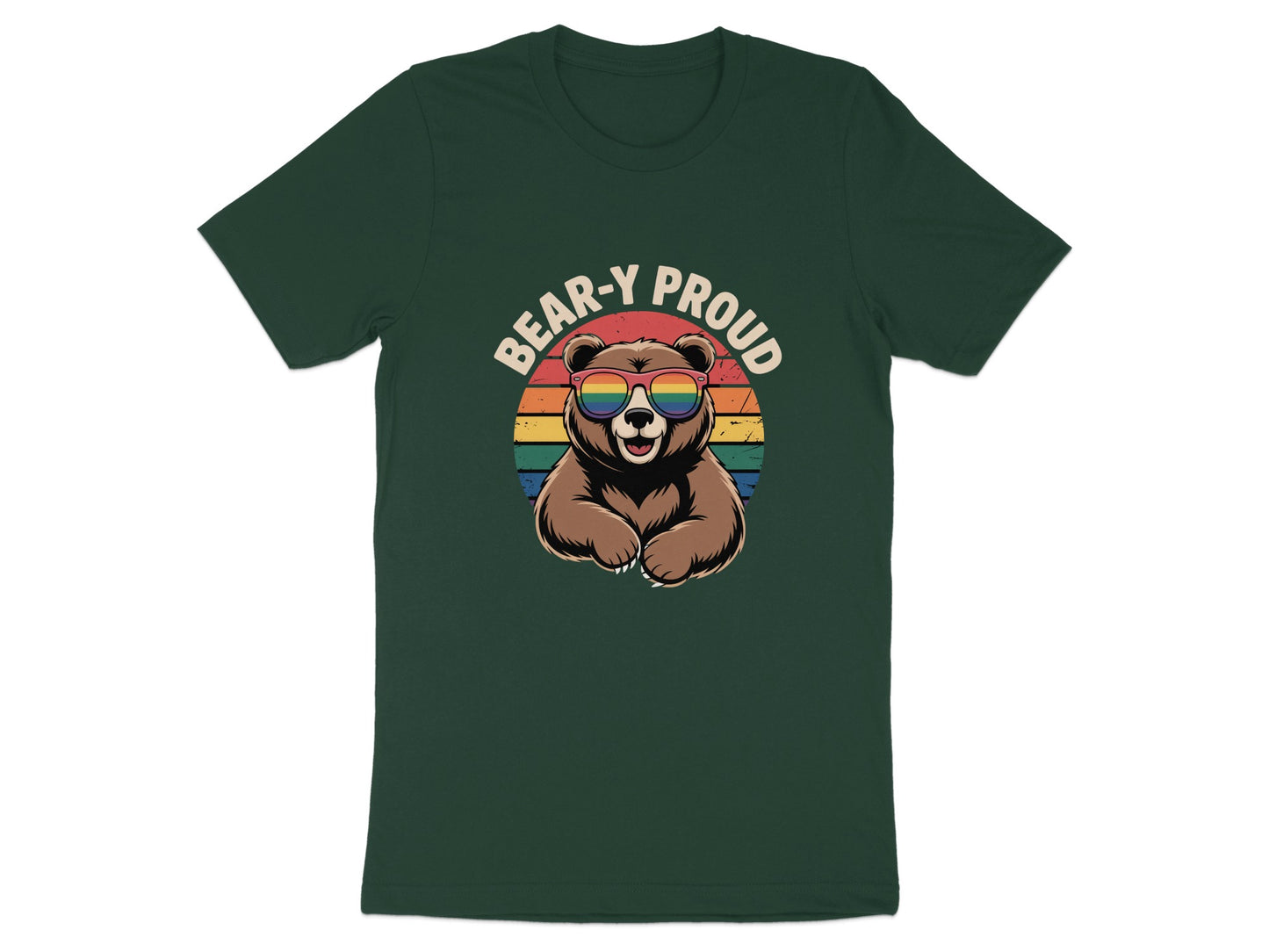 Bear-Y Proud Bear With Sunglasses T-shirt product type