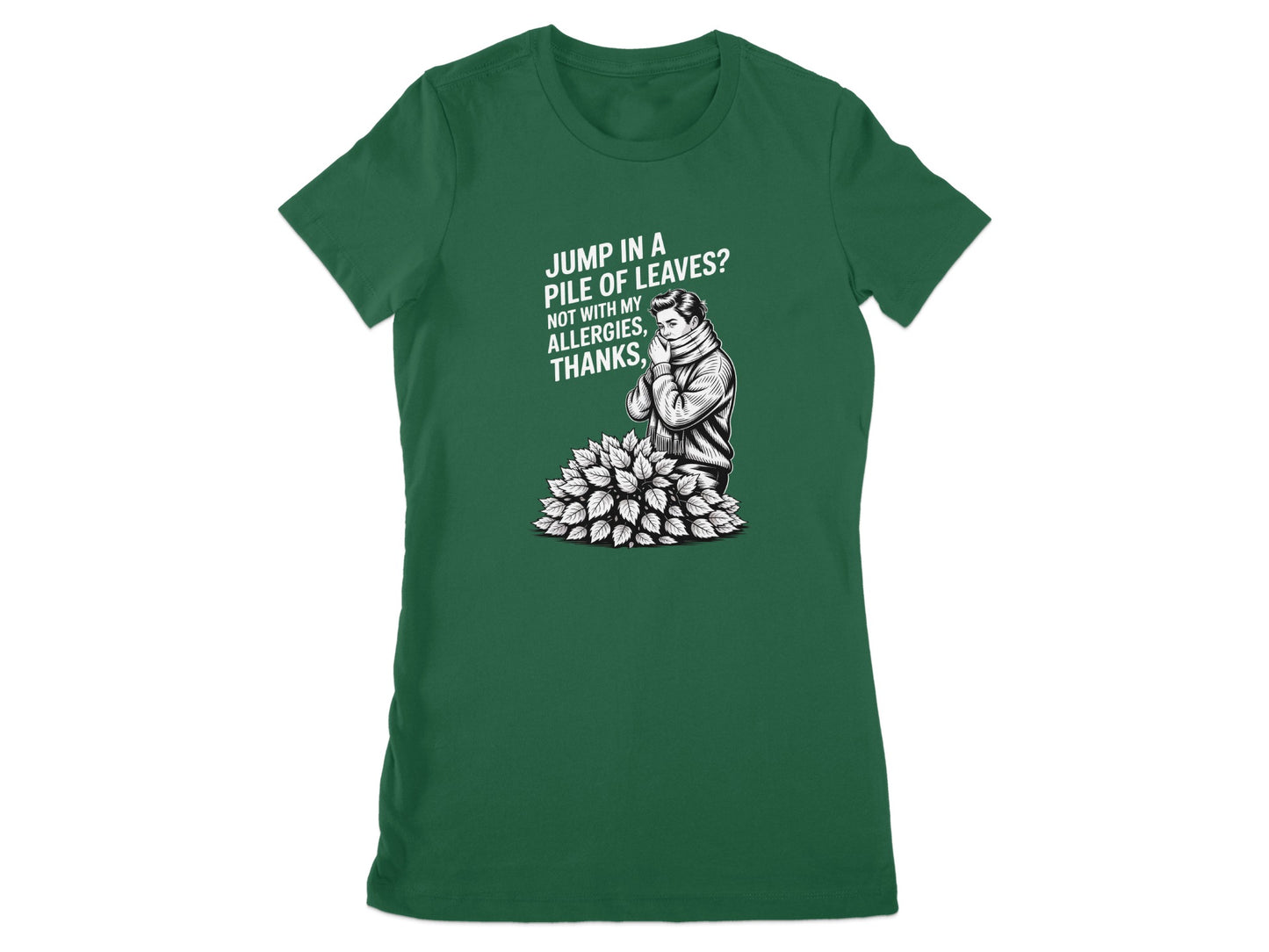 Funny Allergy Awareness Bear Green T-Shirt product