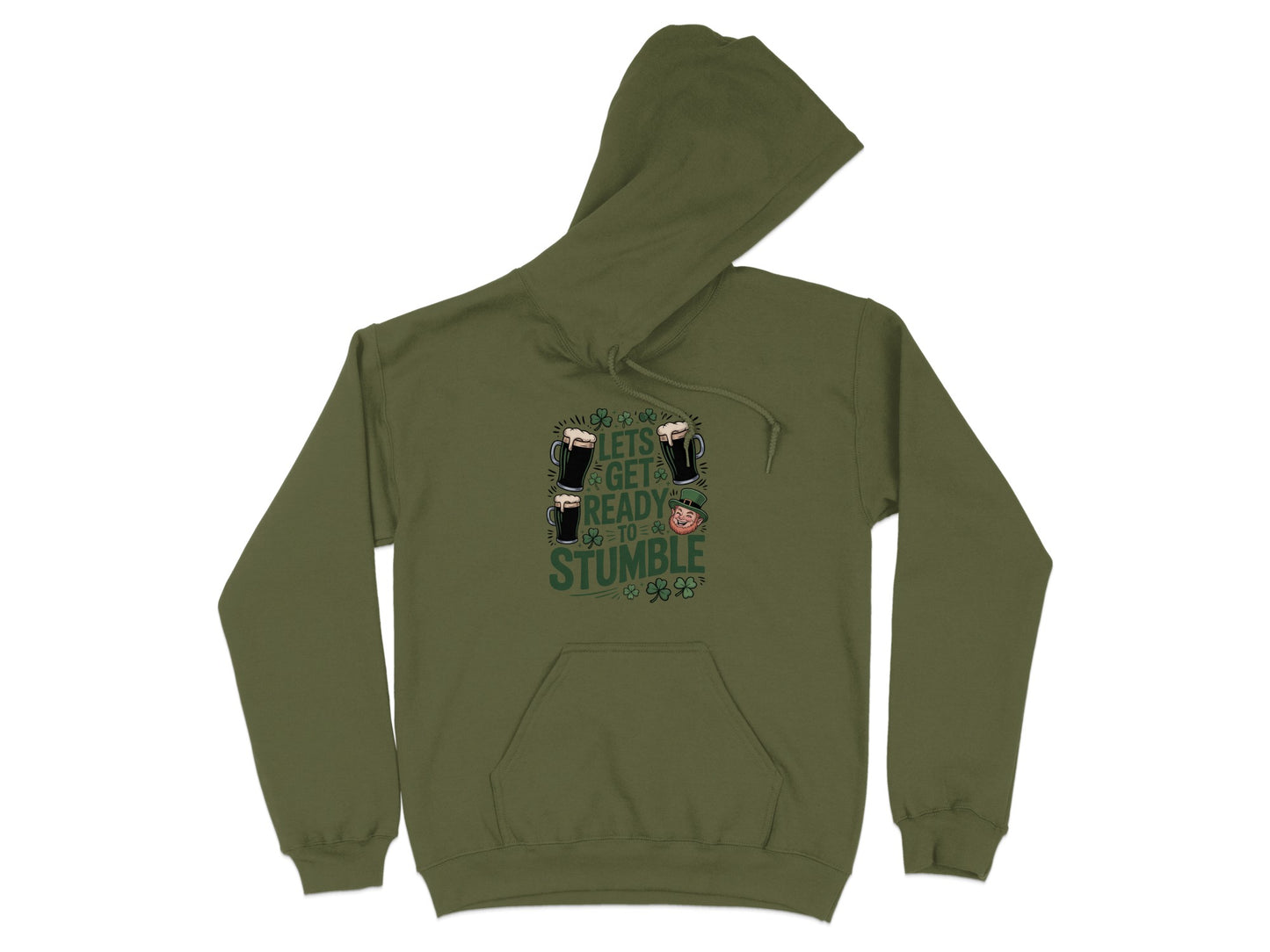 Let's Get Ready to Stumble Graphic Hooded Sweatshirt product type
