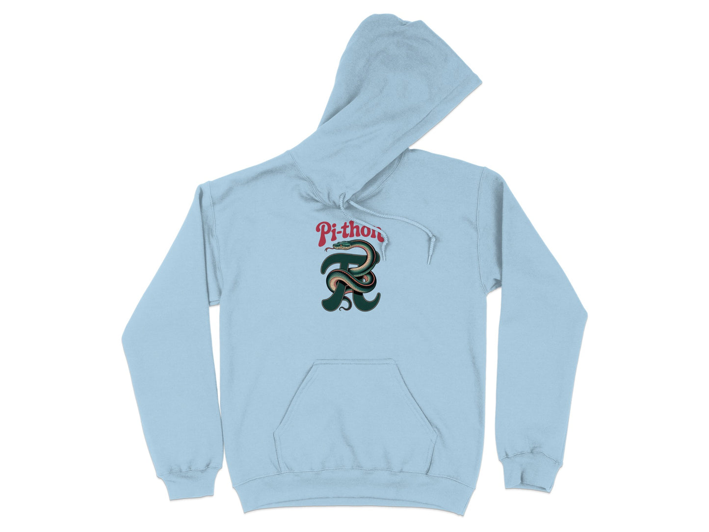 Python Graphic Blue Hoodie Casual Attire product