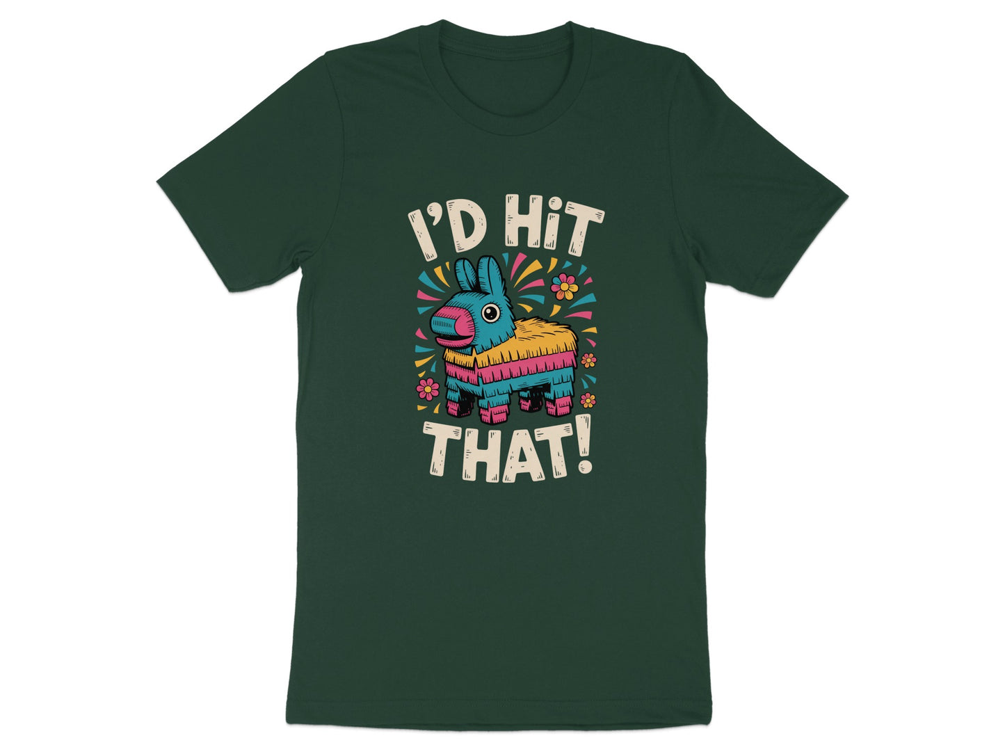 I'd Hit That Colorful Pinata Graphic T-Shirt product