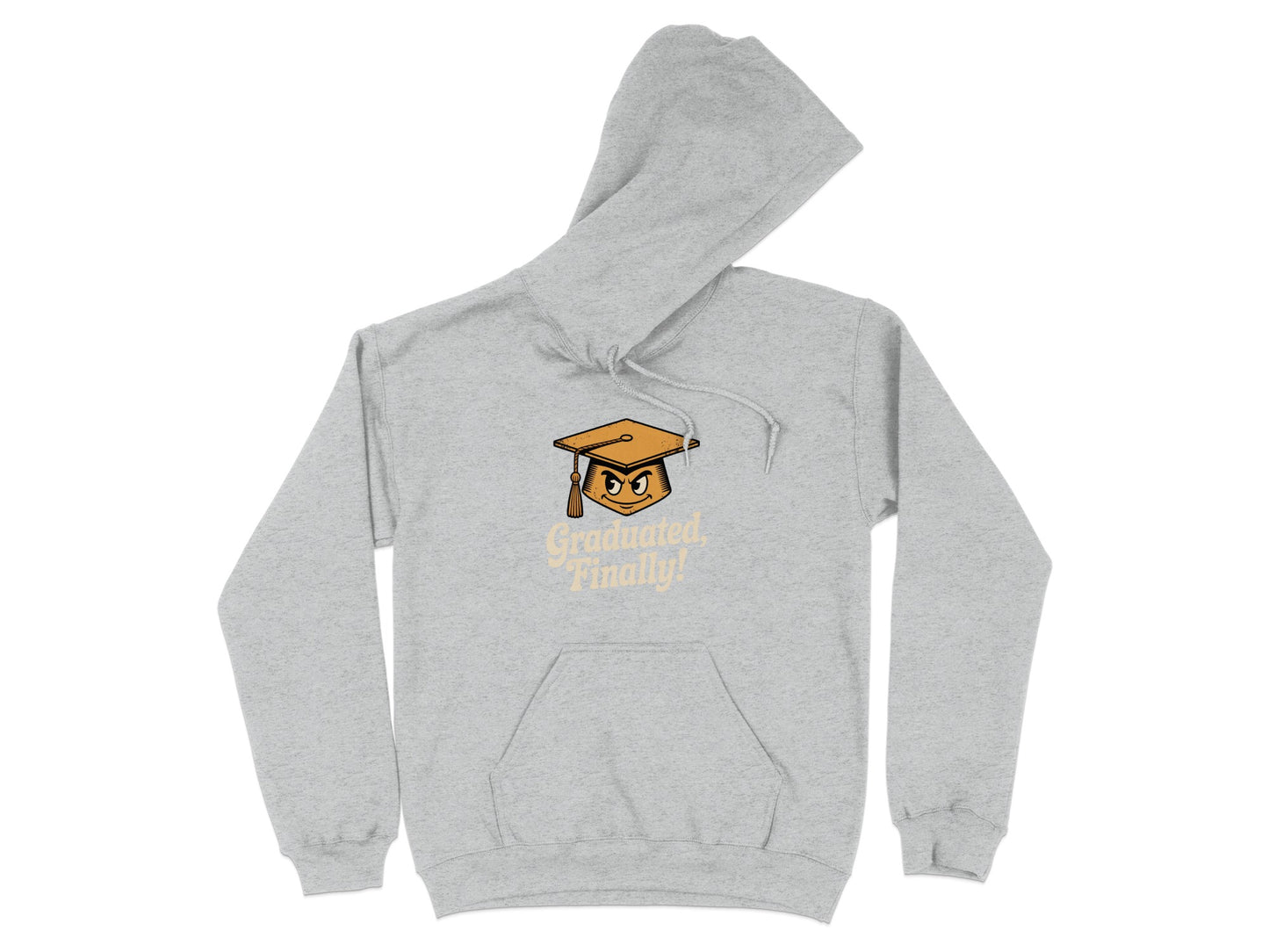 Graduated Finally Graphic Hoodie Stylish Product