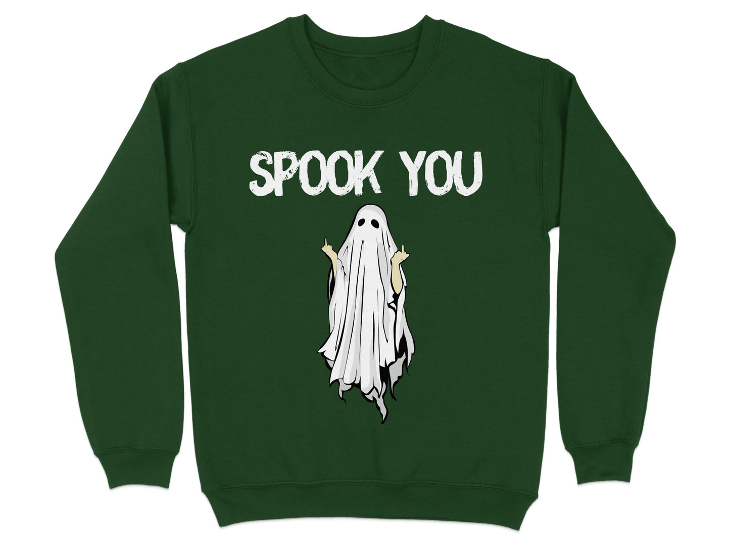 Spook You Ghost Design Sweatshirt Funny Halloween product