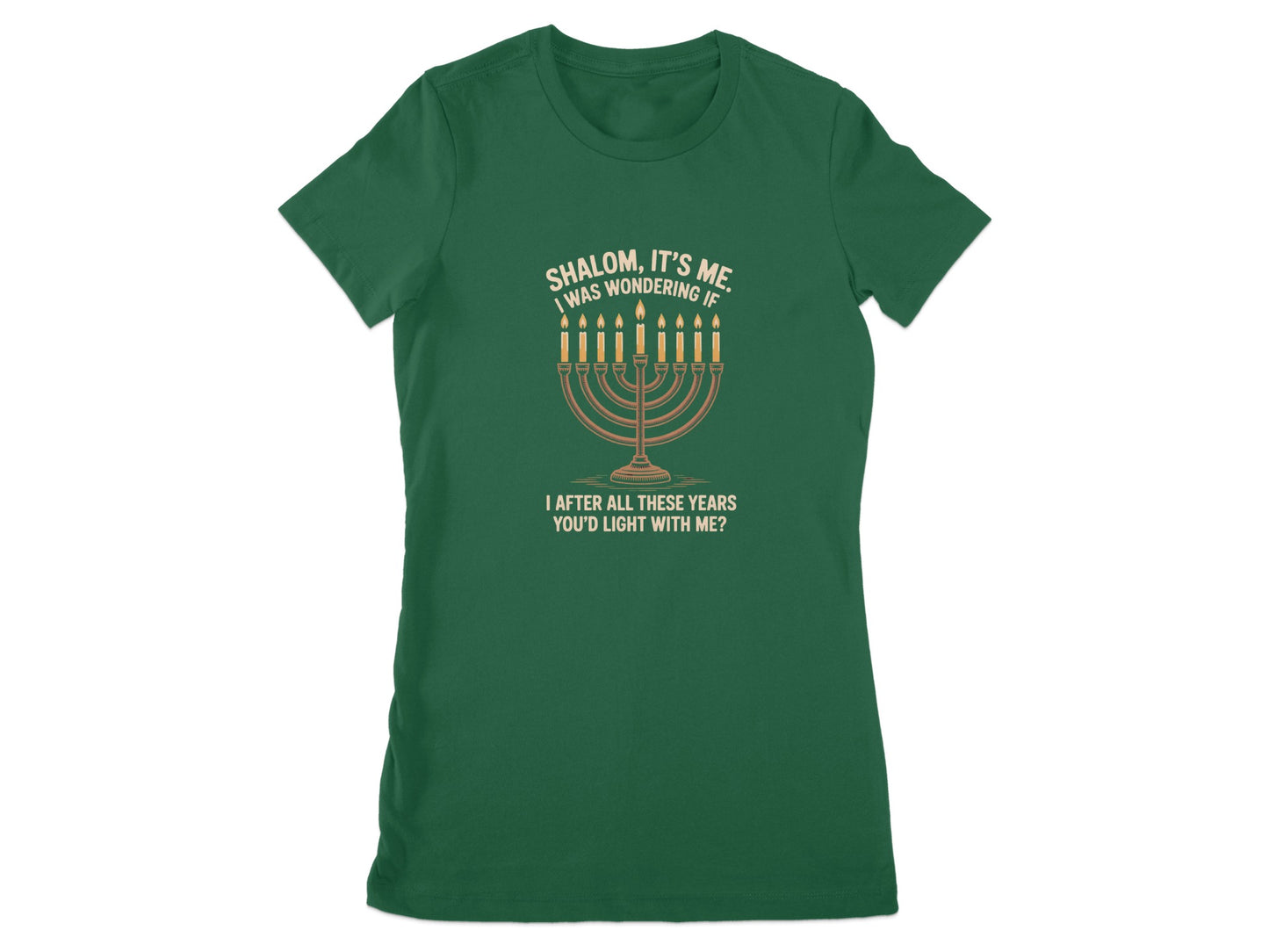 Shalom It's Me Funny Hanukkah Themed T-shirt product type