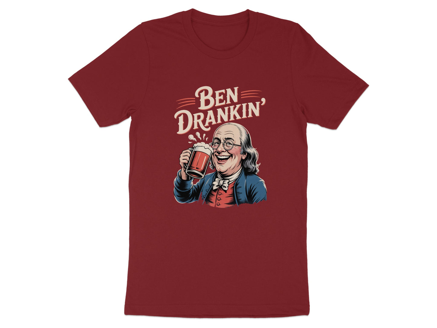 Ben Drinkin Graphic Fun Humor TShirt Product