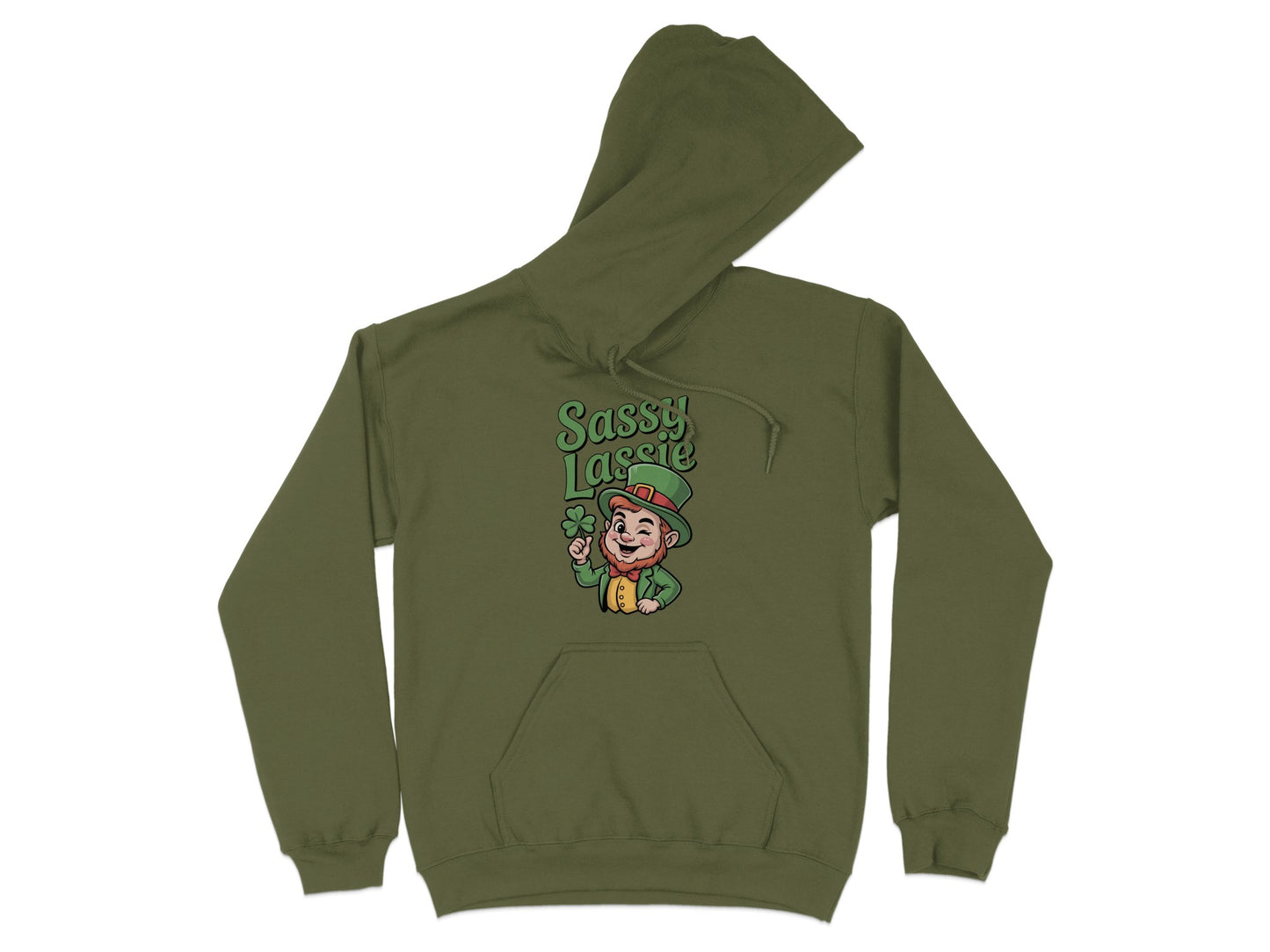 Sassy Lassie Hoodie for Celebrating Irish Culture product type