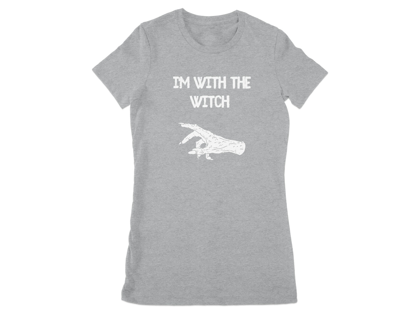 I'm With the Witch Halloween Graphic Shirt product