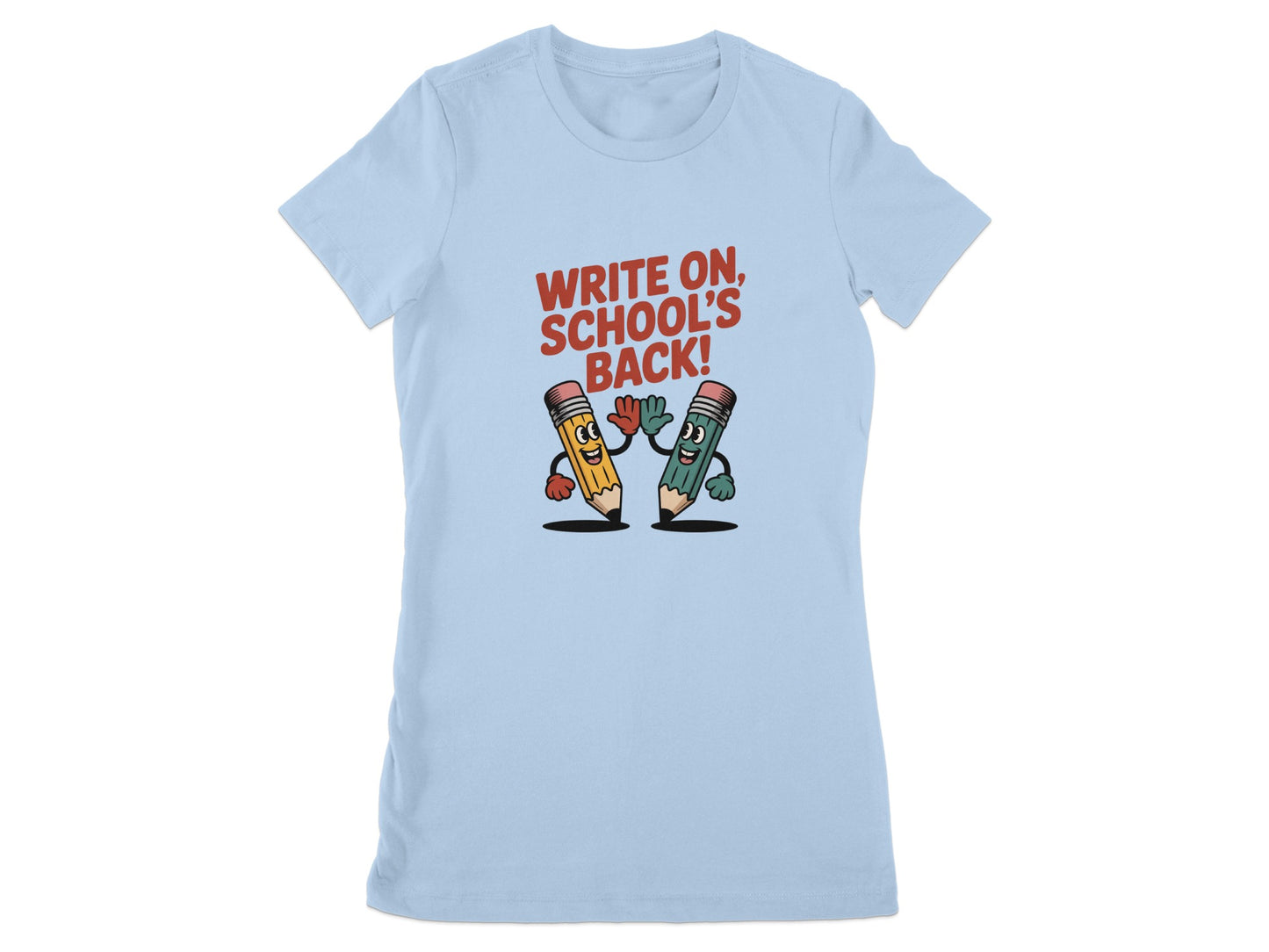 Write On School's Back Pencil Design T-Shirt product