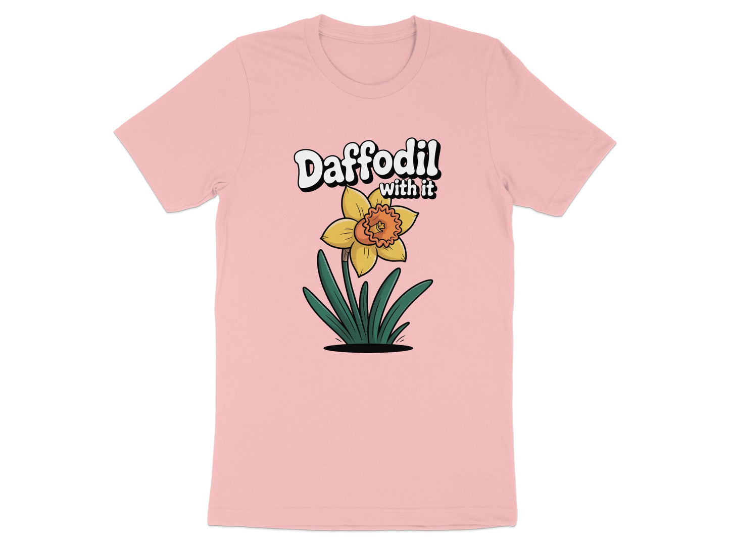 Daffodil With It Graphic Print Flower T-Shirt product