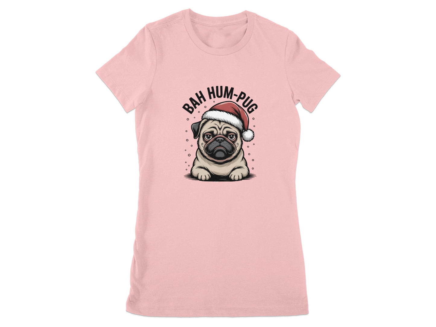 Bah Hum-Pug Funny Pug Santa Hat Cute Shirt product