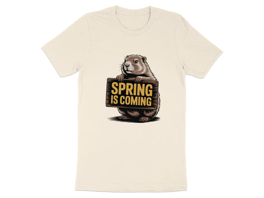 Spring is Coming Groundhog Graphic Tee product type