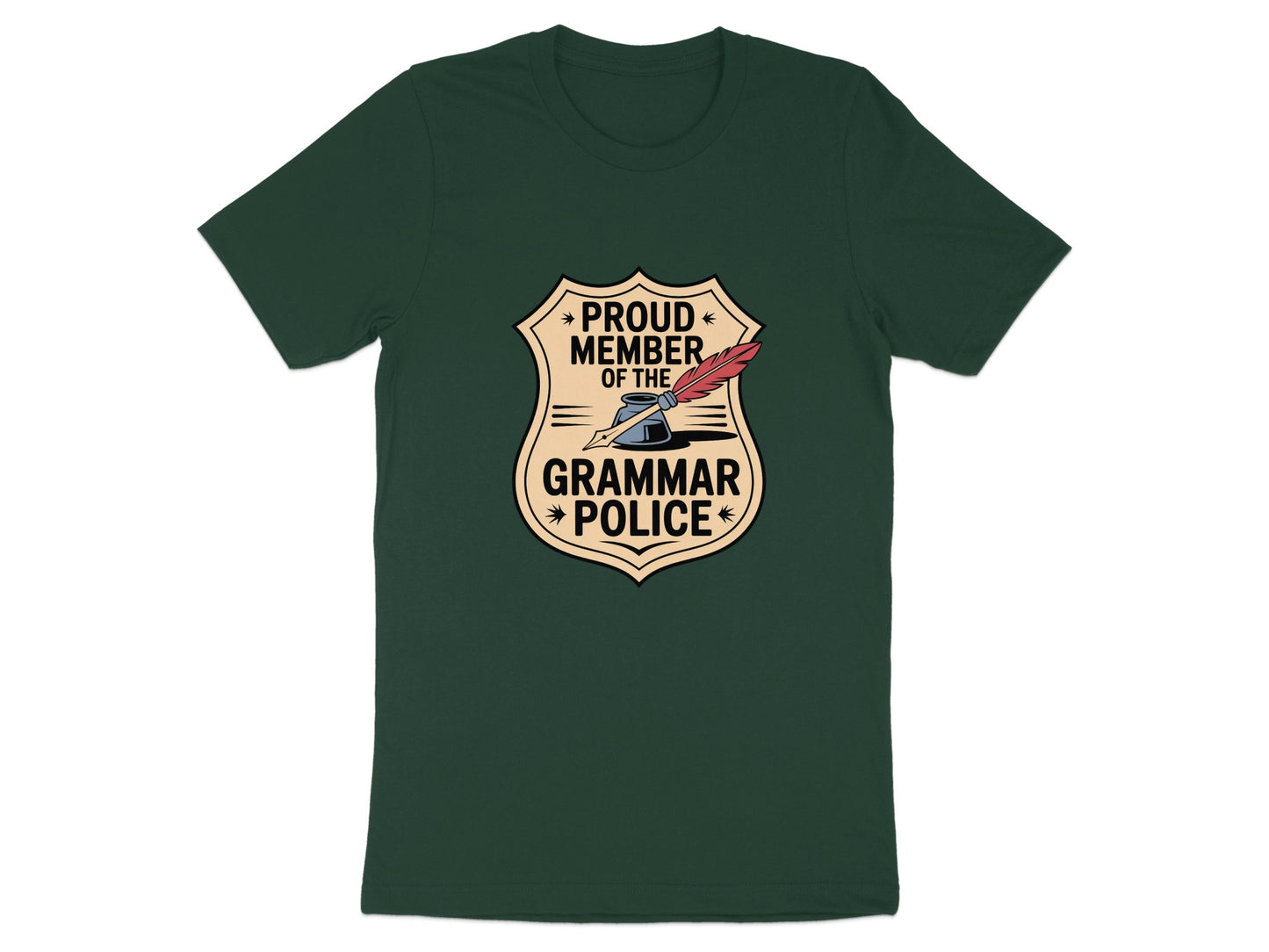 Proud Member of the Grammar Police shirt product