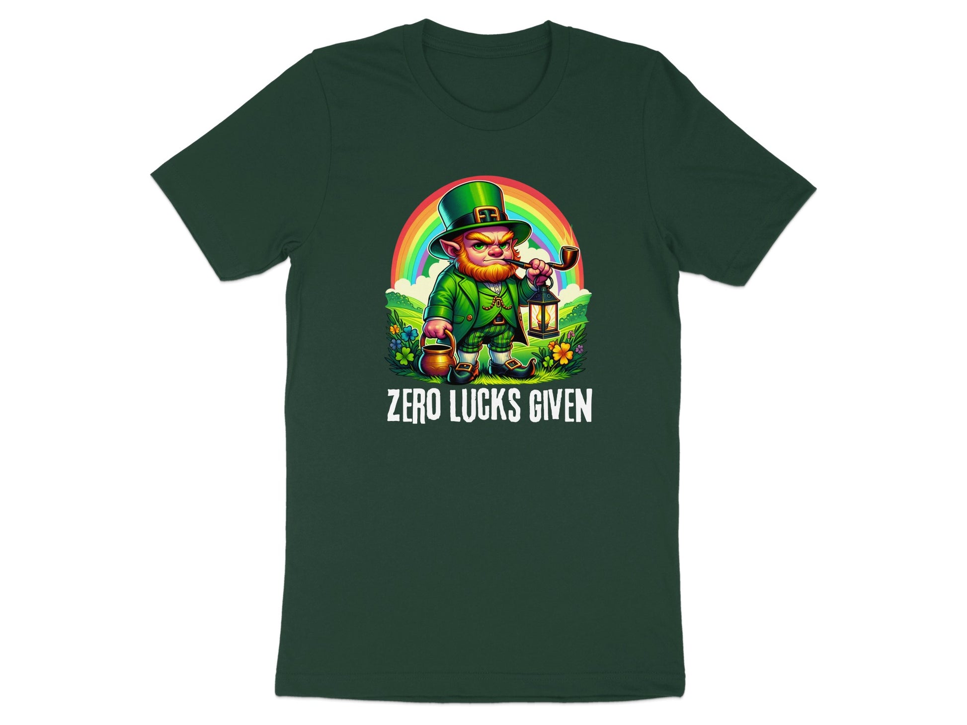 Zero Lucks Given Rainbow Leprechaun T-shirt product type