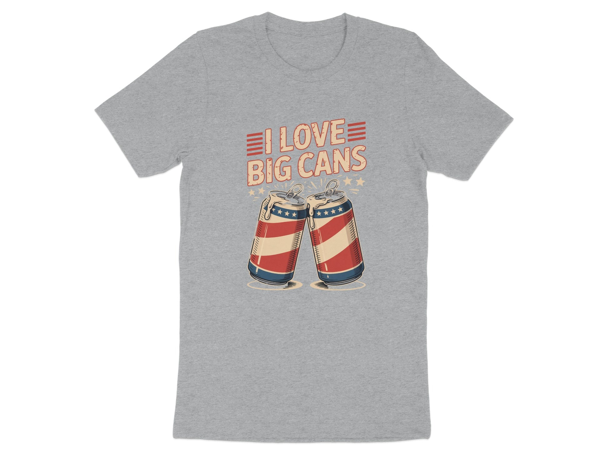 I Love Big Cans Retro Beverage Graphic Shirt product