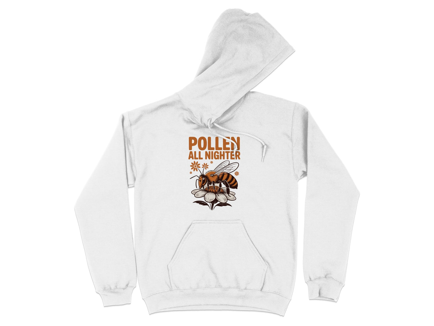Pollen All Nighter Bee Graphic Print Hooded product type