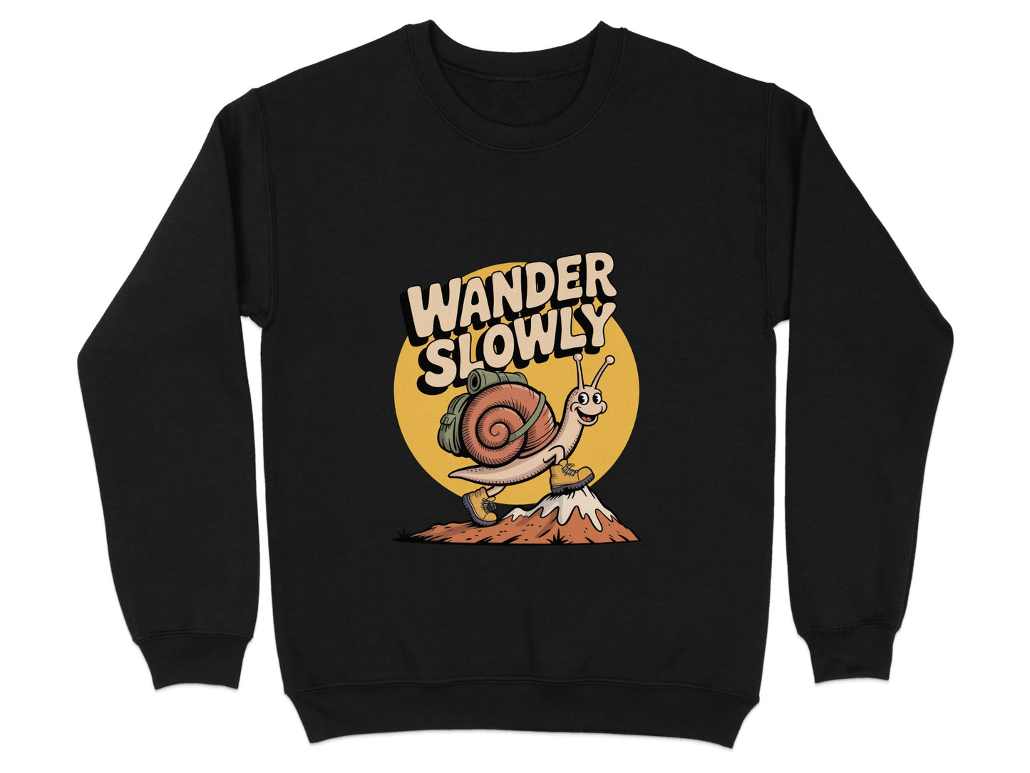 Wander Slowly Snail Graphic Sweatshirt product