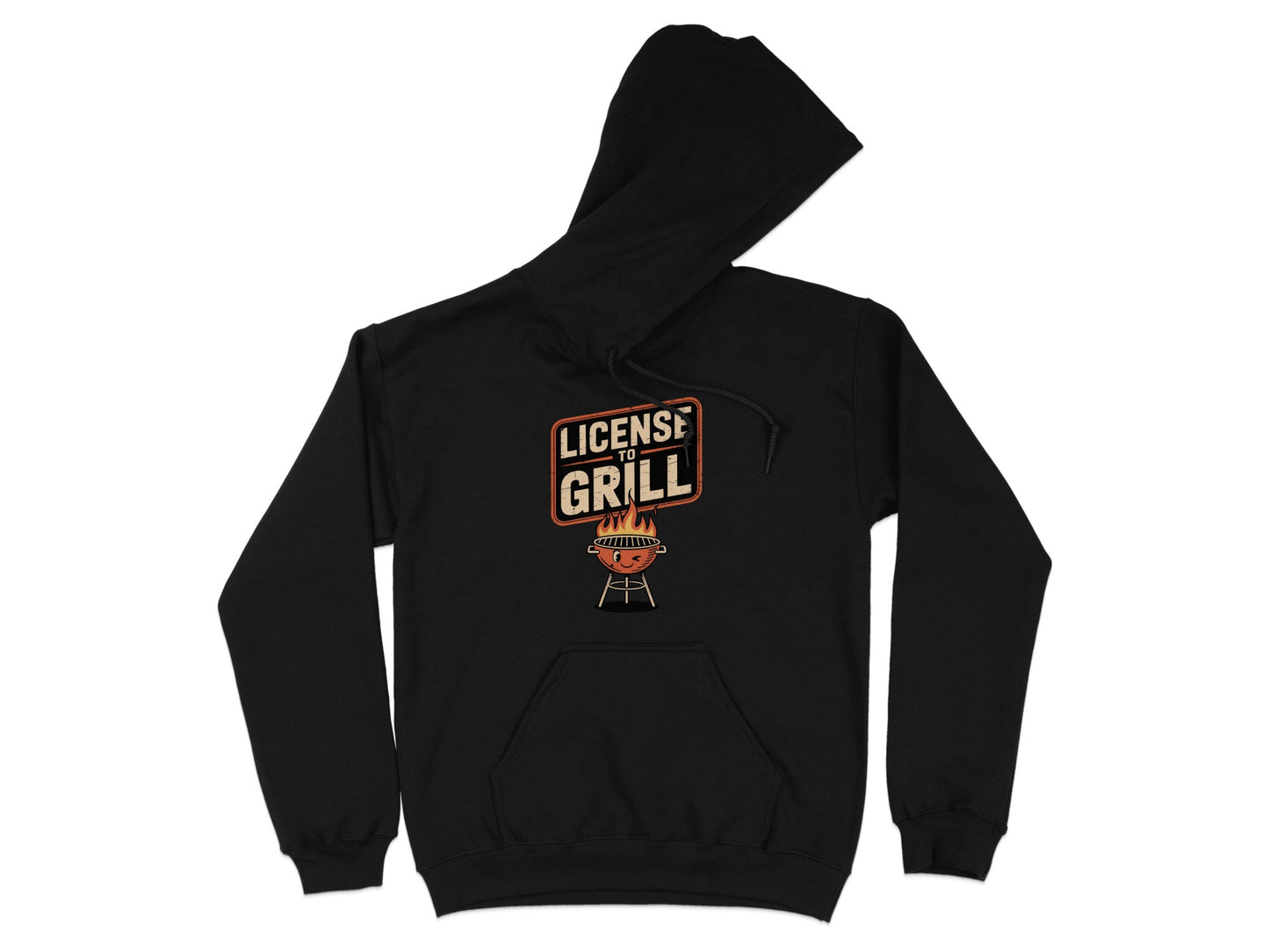 License to Grill Graphic Pullover Hoodie product type