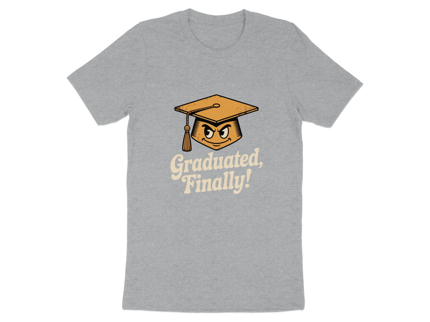Graduated Finally Funny Graduation Tee Shirt product type