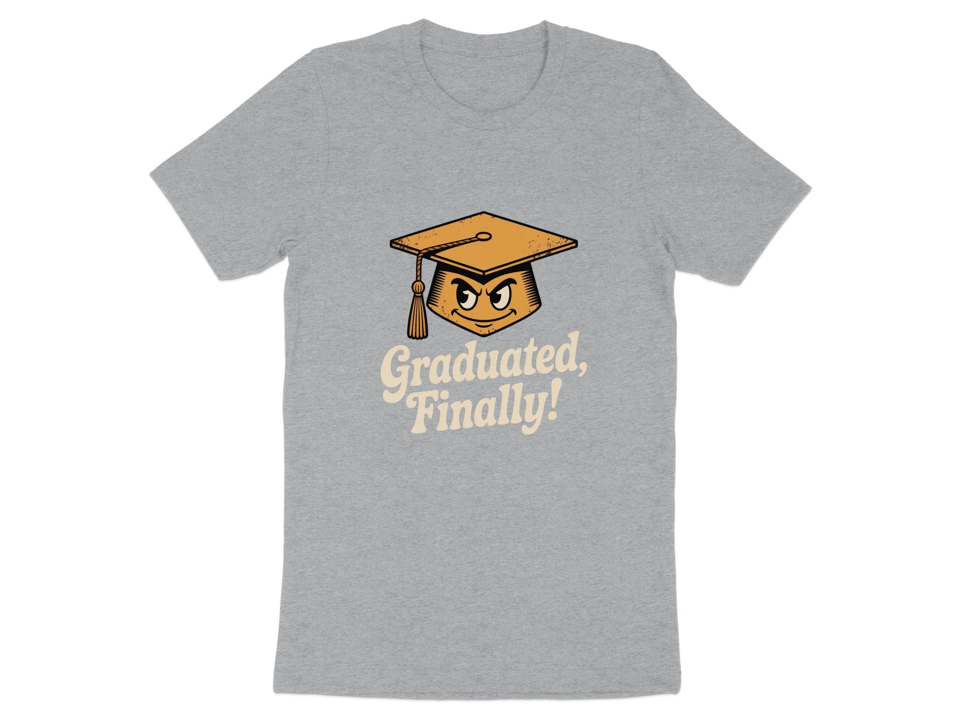 Graduated Finally Funny Graduation Tee Shirt product type