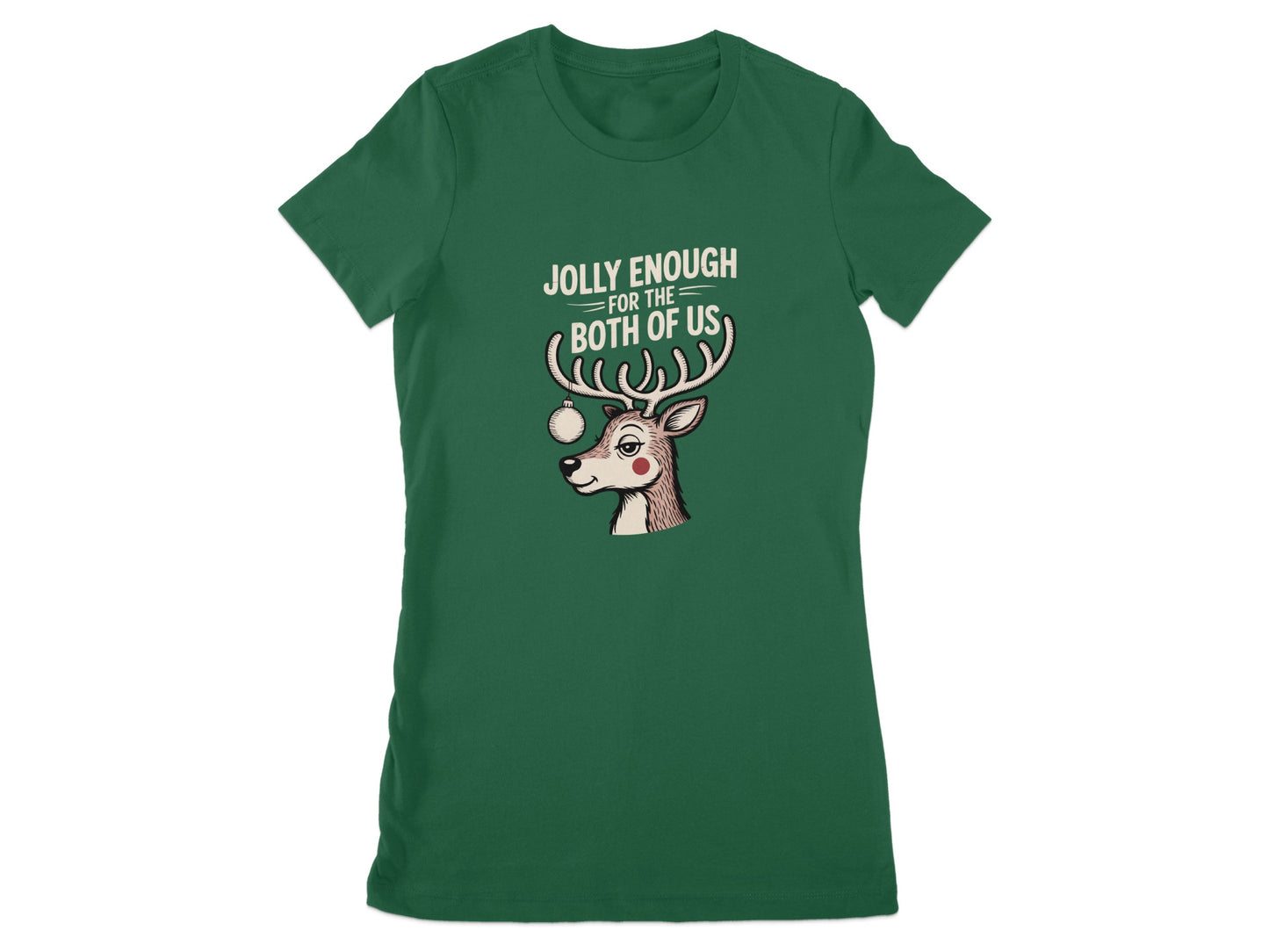 Jolly Enough For The Both Of Us Reindeer Shirt product