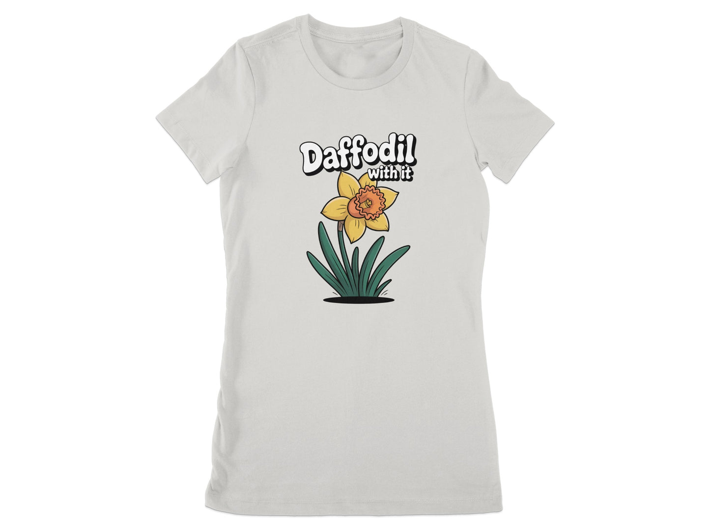 Daffodil With It Fun Graphic Ladies Casual Shirt product