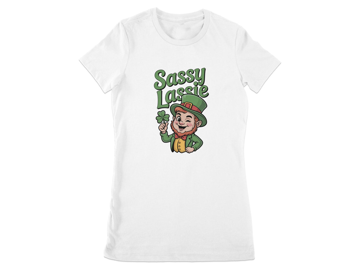 Sassy Lassie Graphic T-Shirt St. Patrick's Day product type