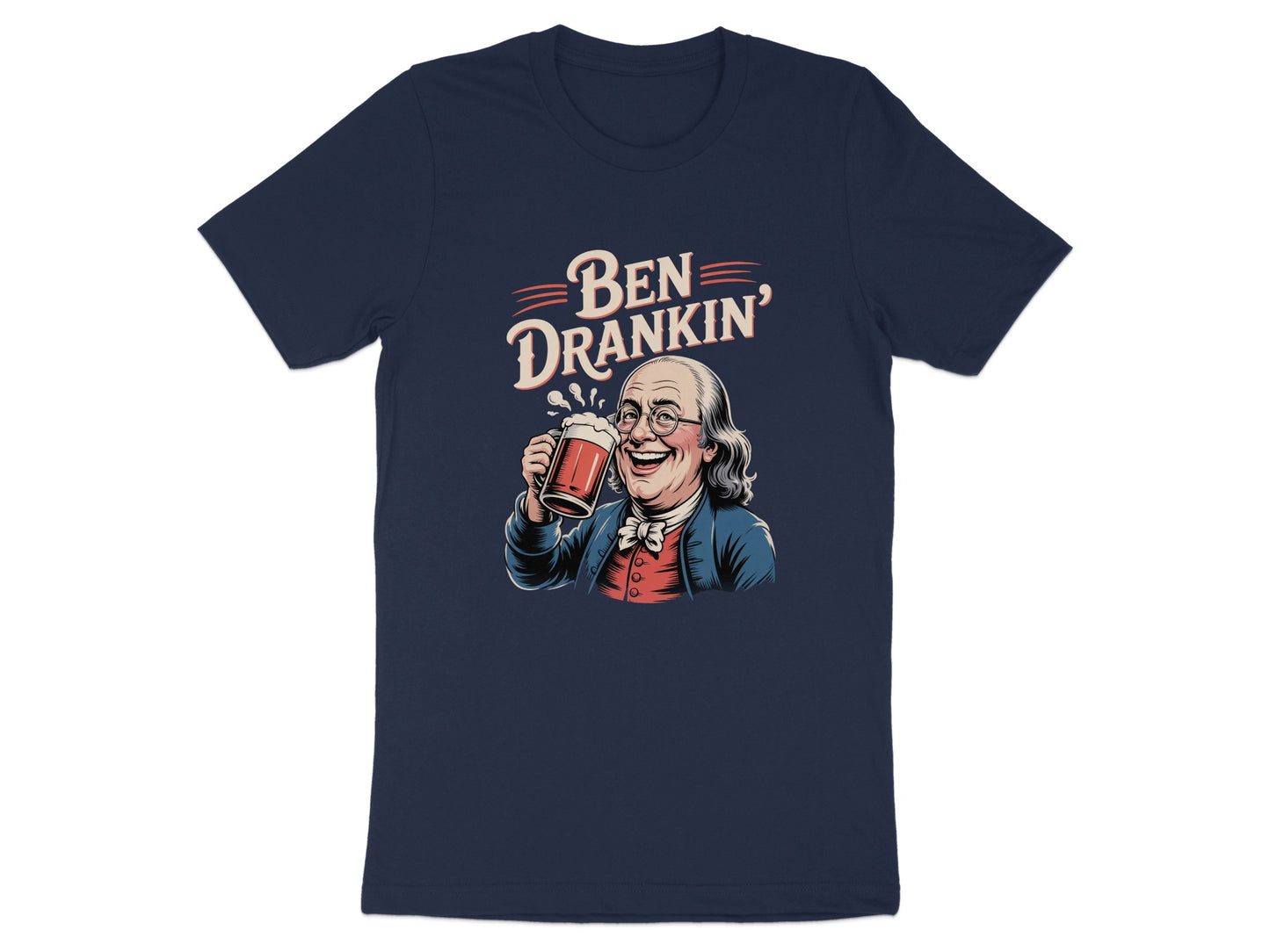Ben Drinkin Funny Graphic Short Sleeve Tee product type