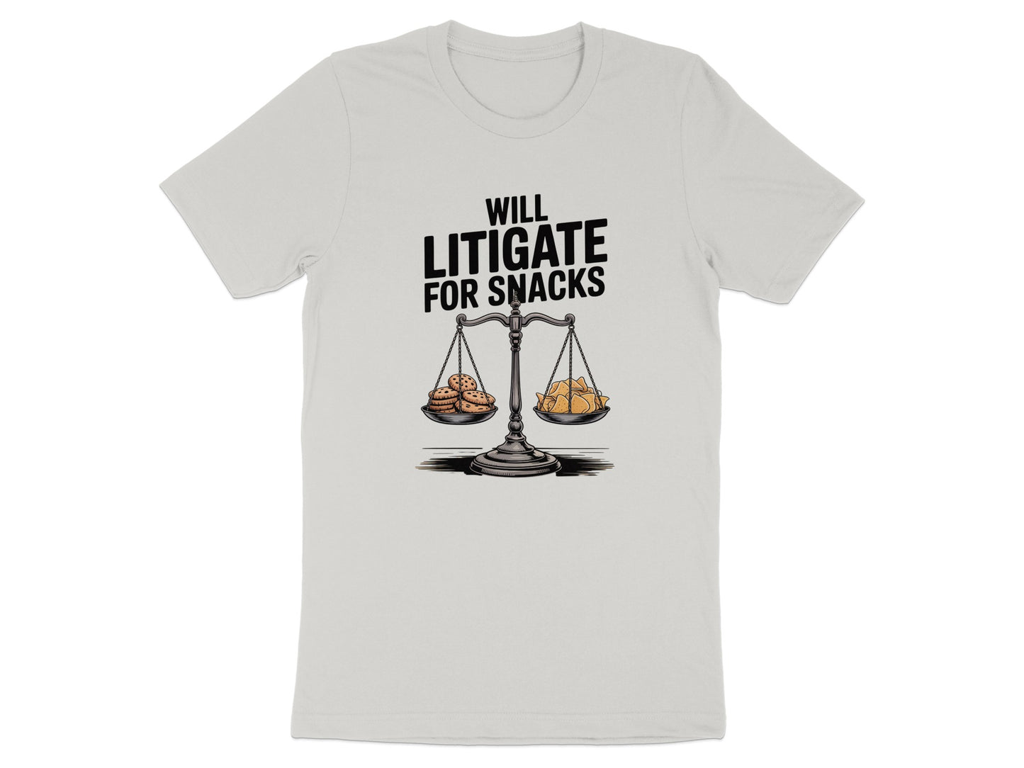 Will Litigate For Snacks Funny Graphic Tee product