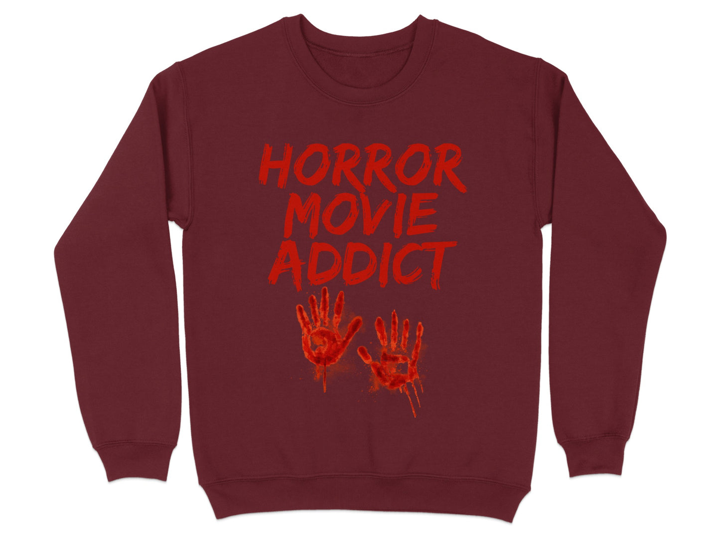 Horror Movie Addict Printed Sweatshirt product