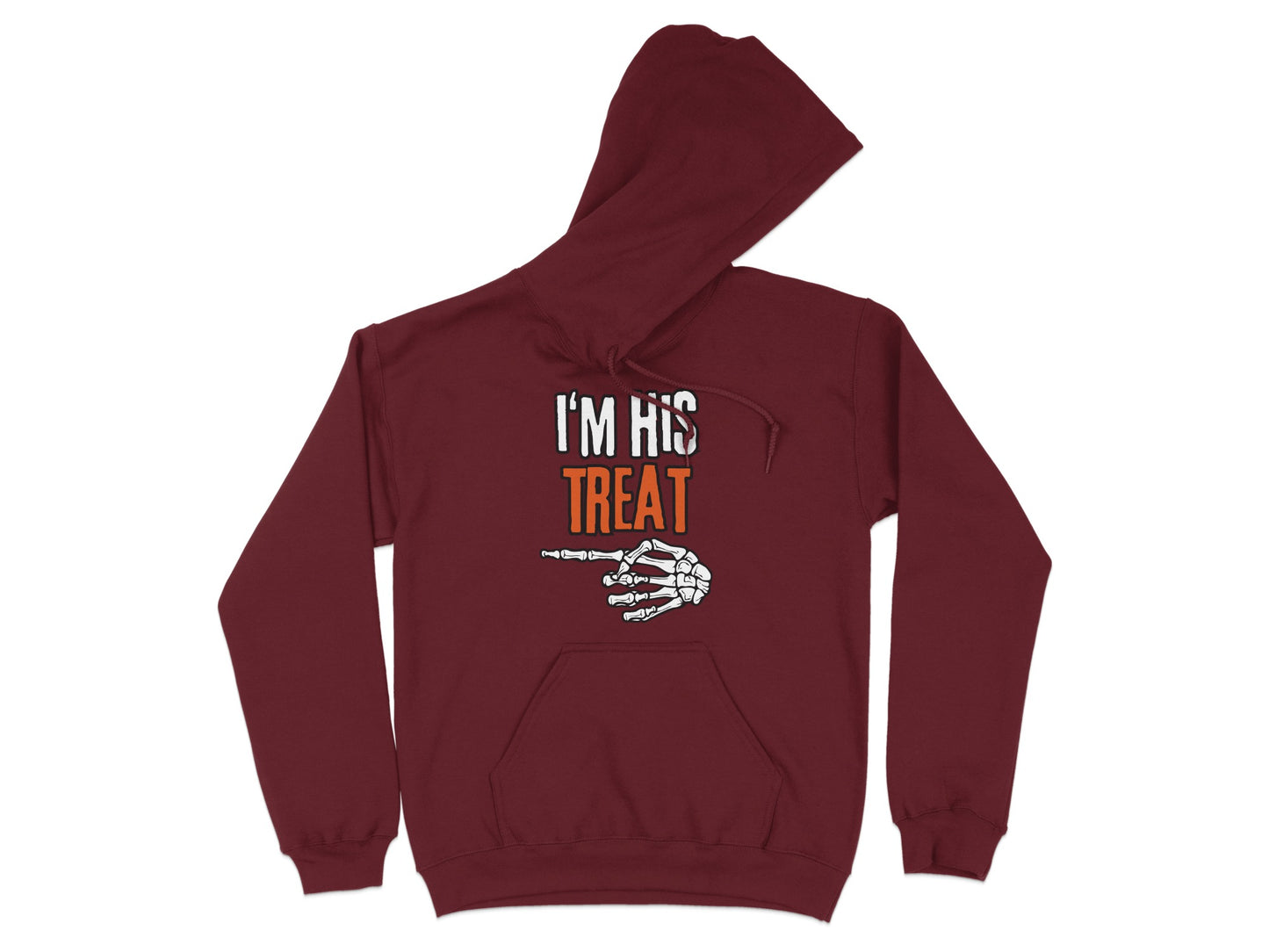 I'm His Treat Skeleton Hand Graphic Hooded product type