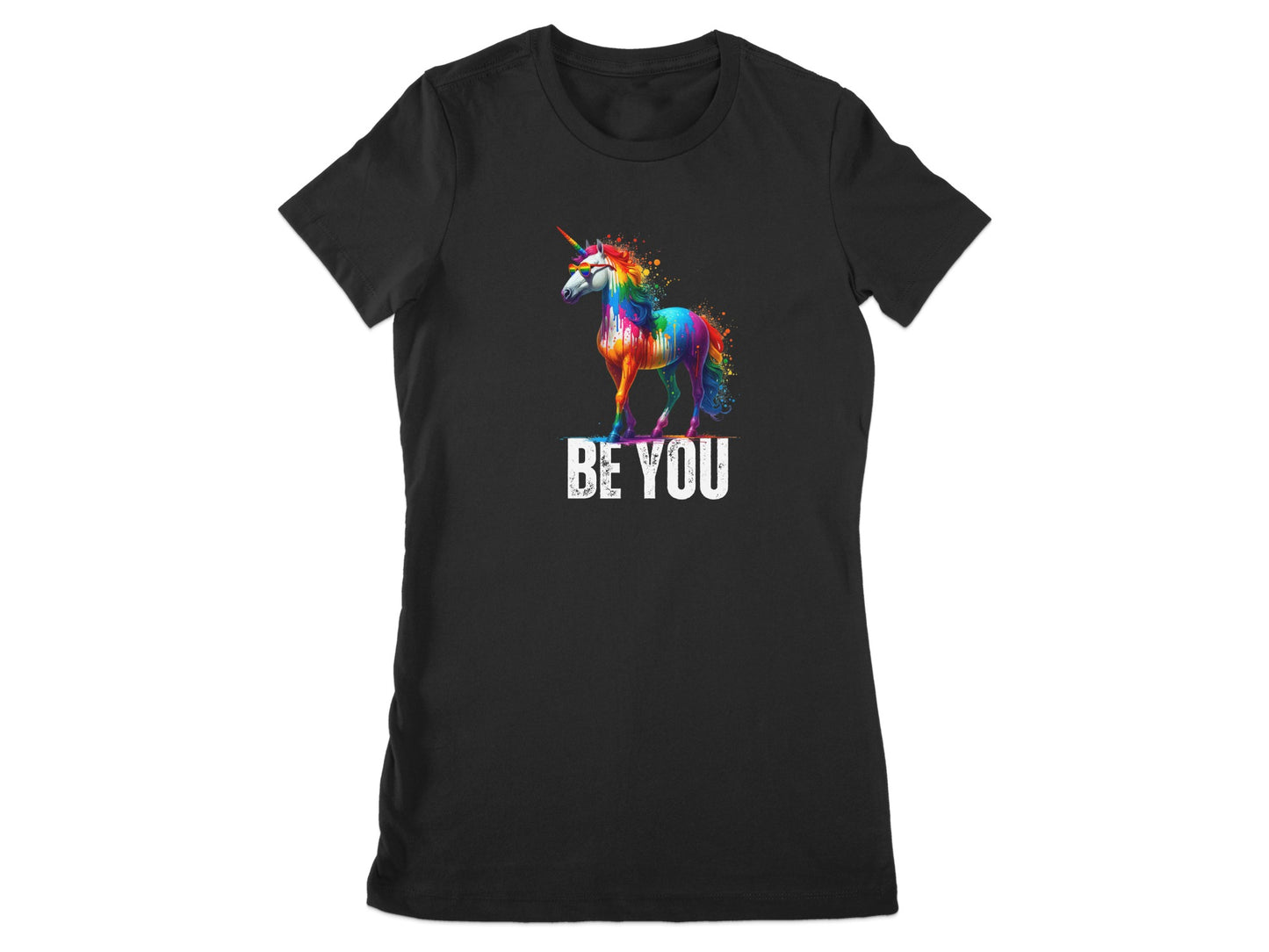 Be You Colorful Unicorn Graphic T-shirt product type