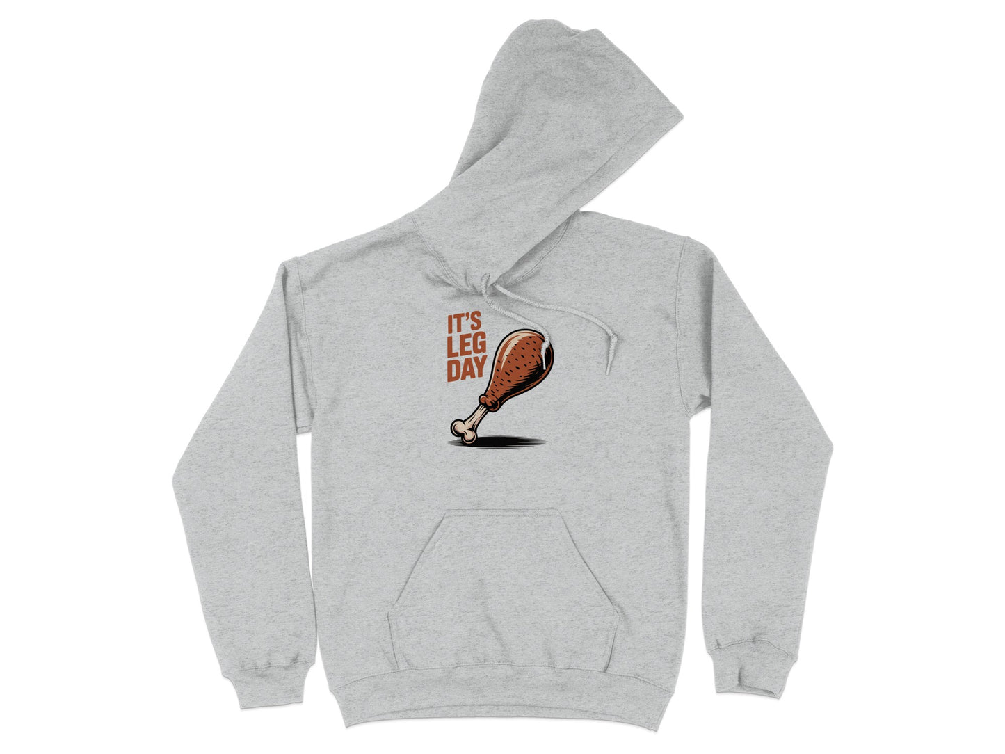 It's Leg Day Drumstick Print Hoodie product
