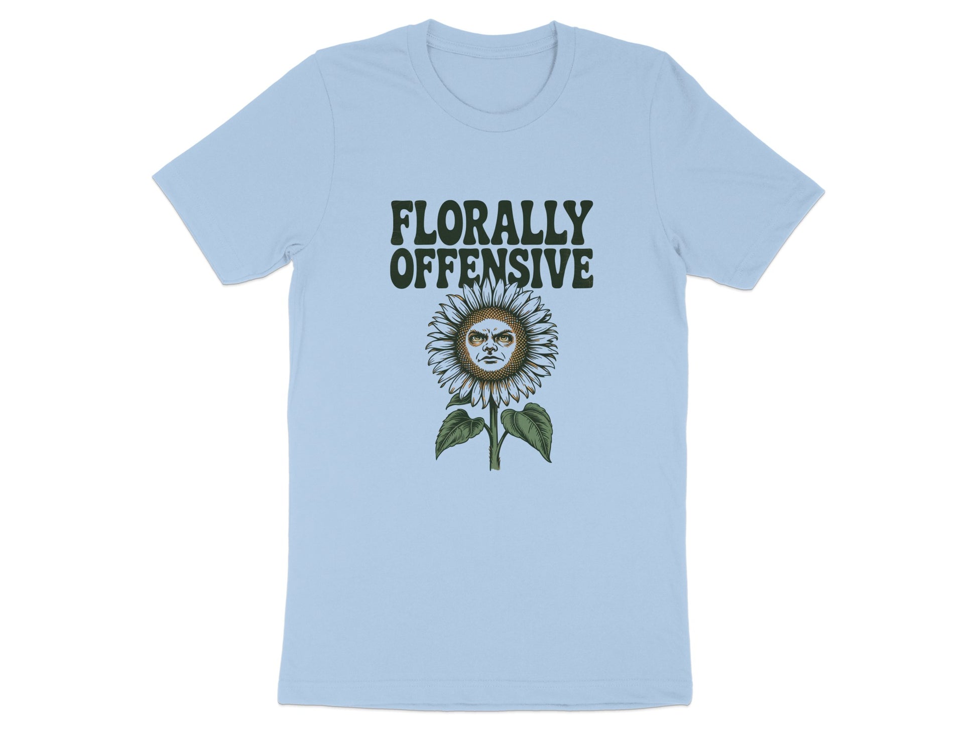 Florally Offensive Graphic Printed T-shirt product