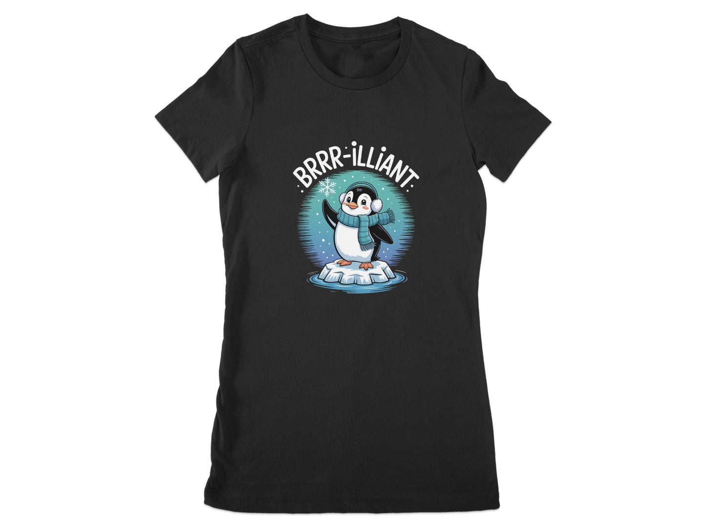 BRRR-illiant Penguin Design Short Sleeve T-Shirt product