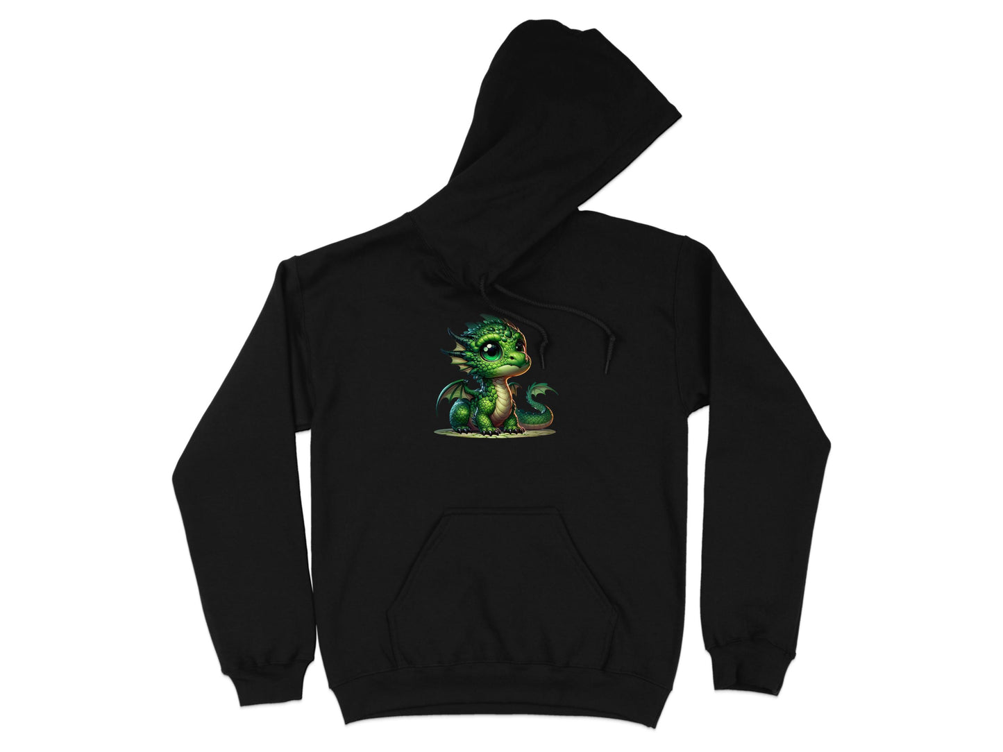 Adorable Green Baby Dragon Graphic Hoodie product