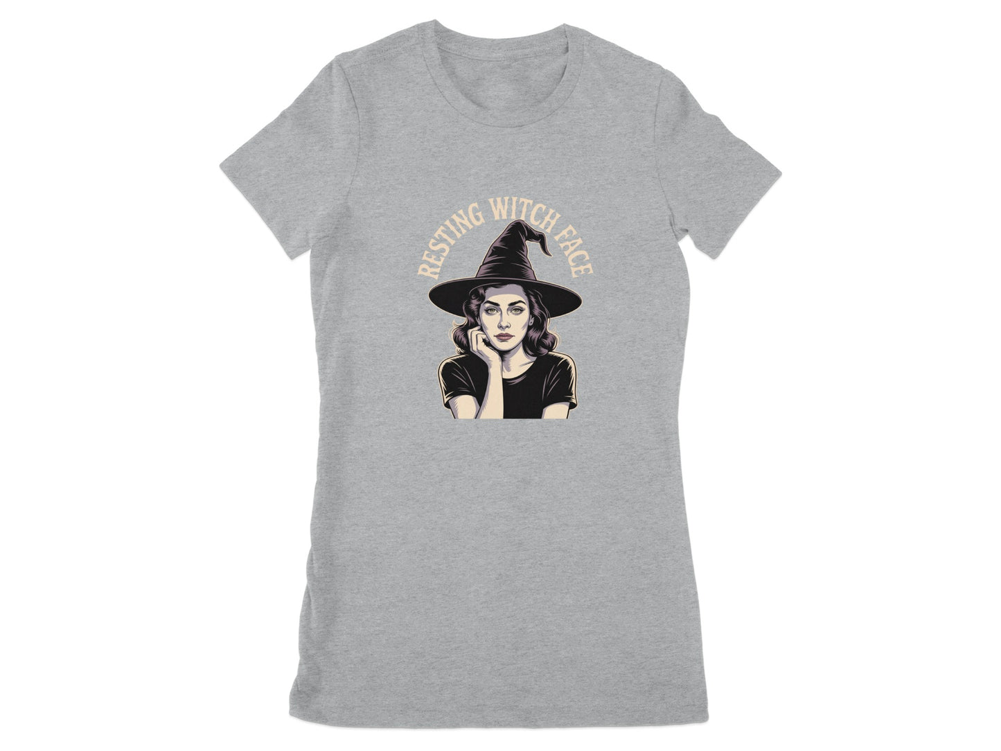 Resting Witch Face Graphic Tee Apparel product
