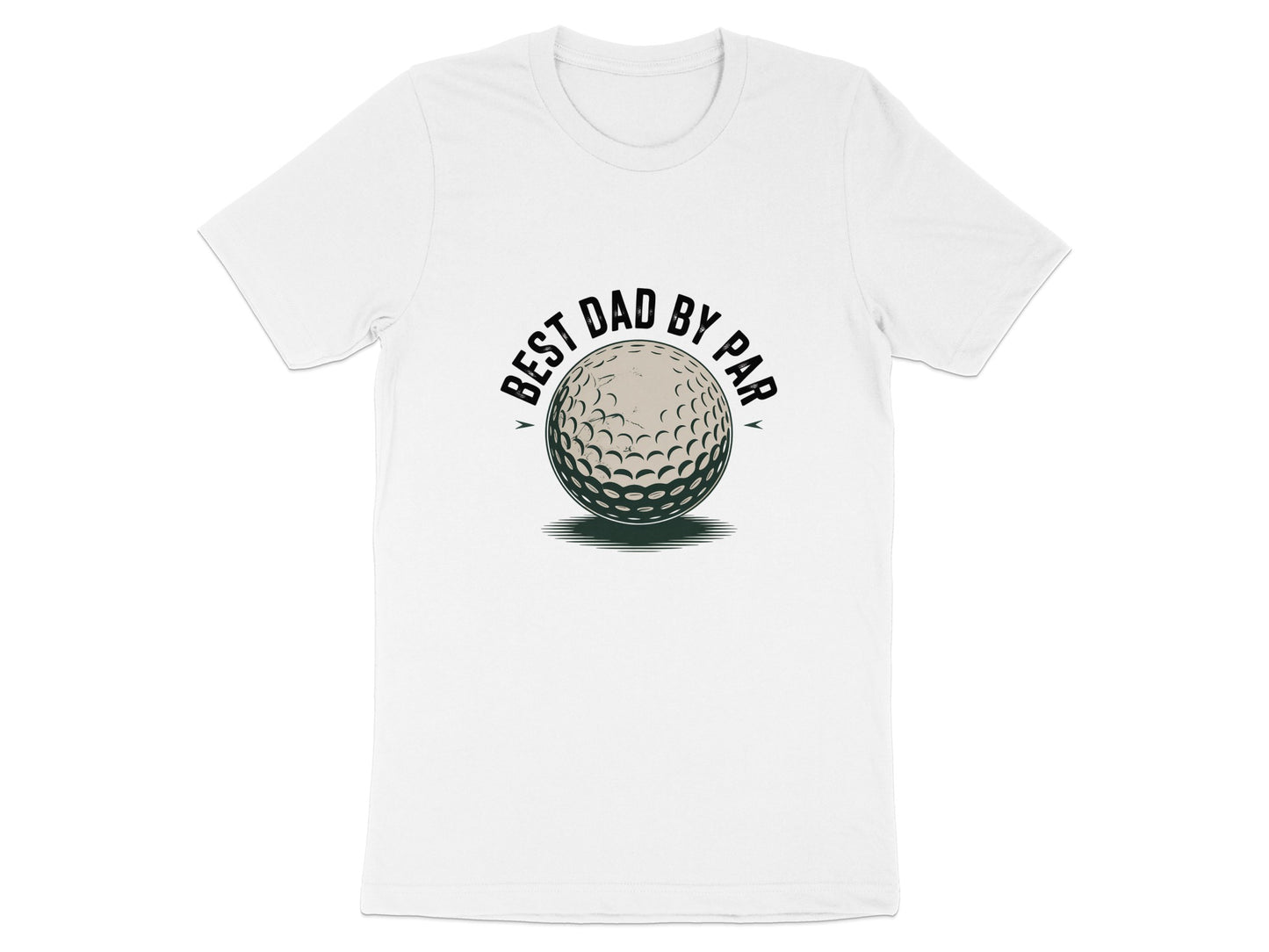 Best Dad By Par Golf Ball Print T-shirt product