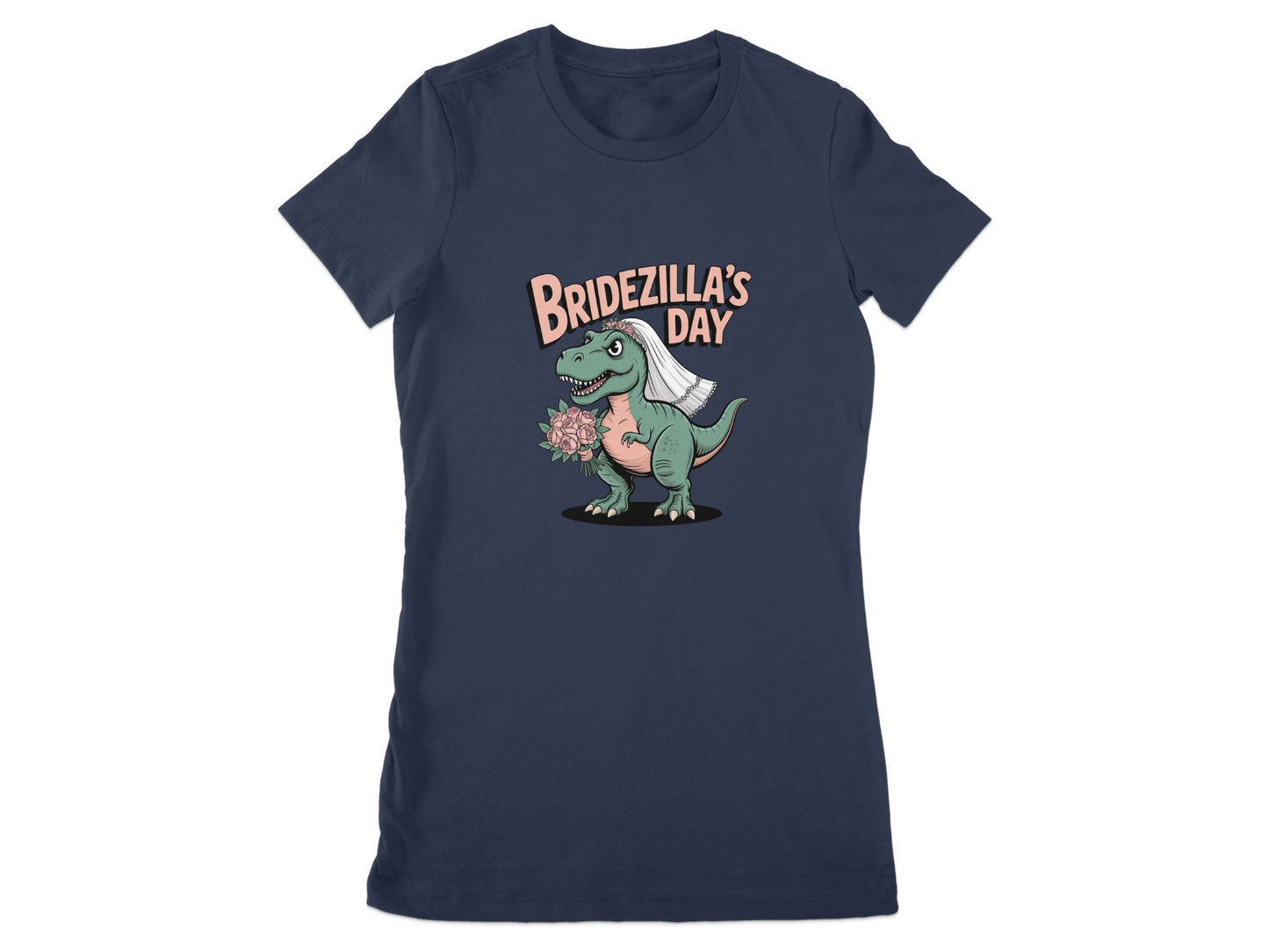 Bridezilla's Day Dinosaur Theme Graphic Shirt product type