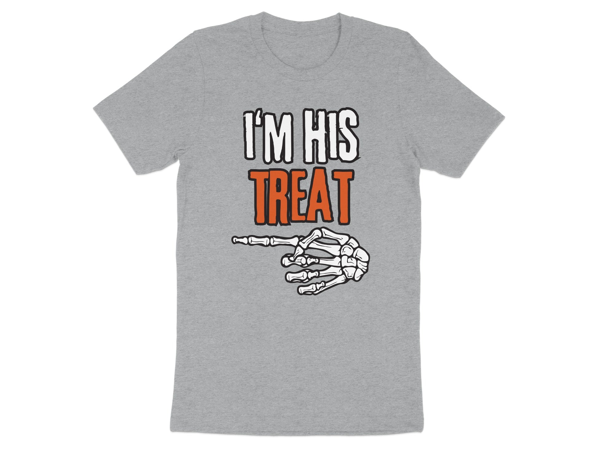 I'm His Treat Skeleton Graphic Tee Shirt product