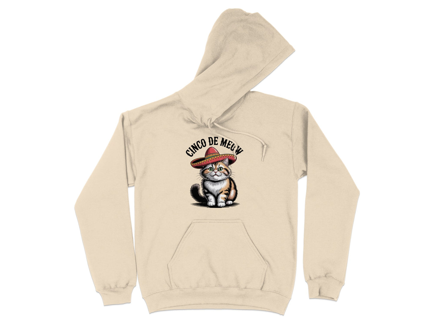 Chicco De Meow Funny Cat Hoodie Sweatshirt product type