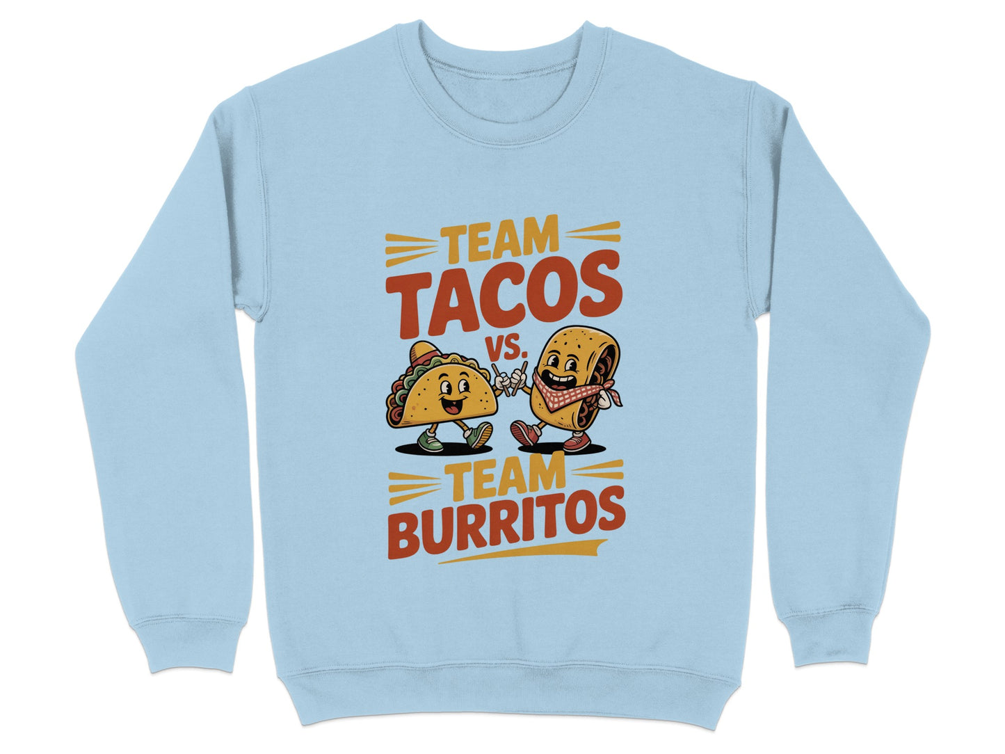 Team Tacos vs Team Burritos Sweatshirt Product