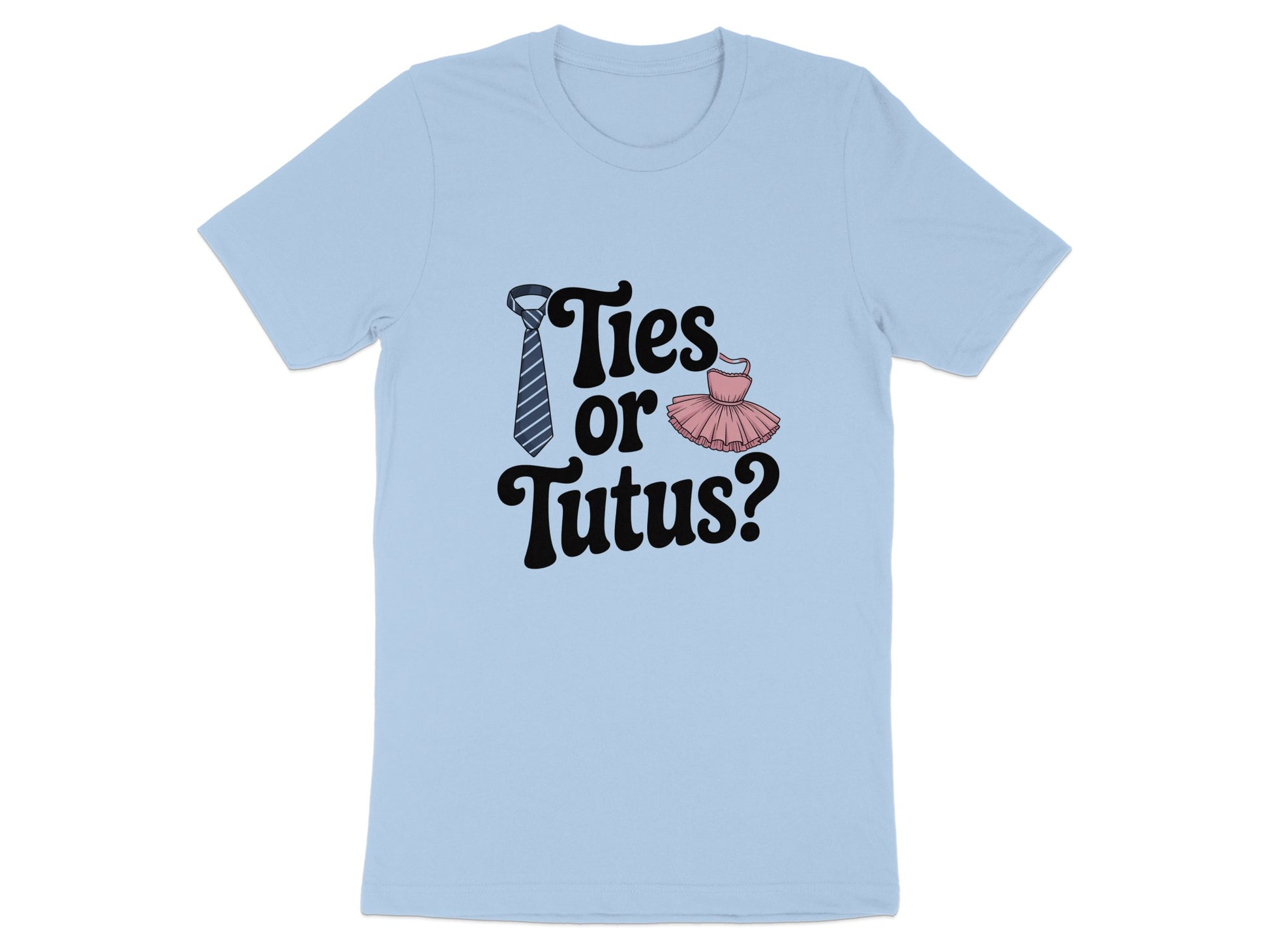 Ties or Tutus Gender Reveal Themed Shirt product type