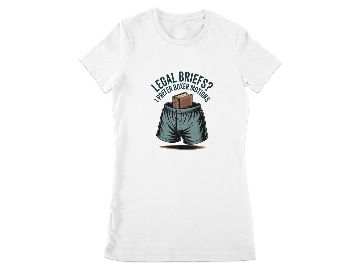 Humorous Legal Briefs Boxer Motions Graphic T-shirt product